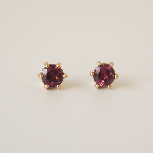 Nur Earrings Pink Tourmalines