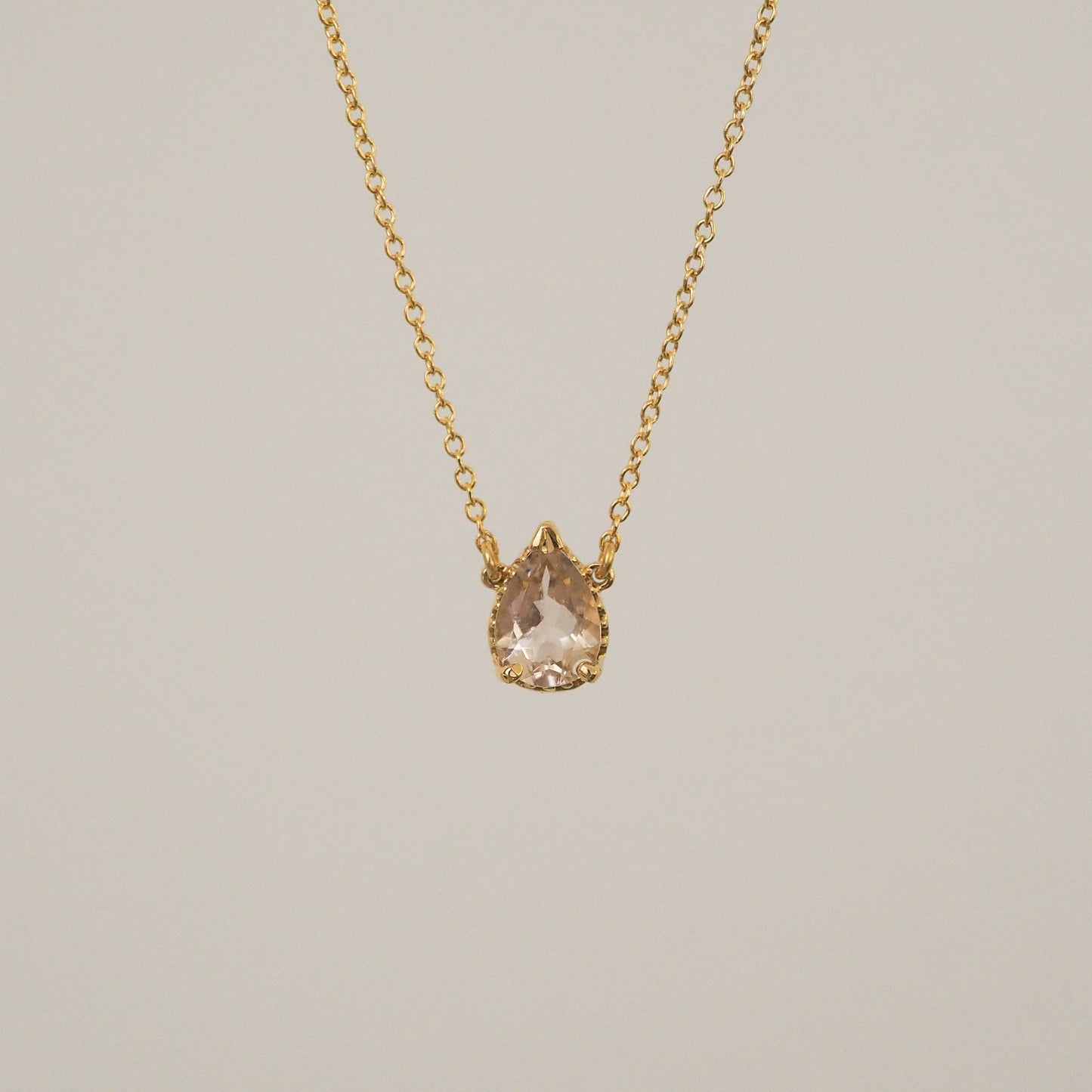 Sarah Necklace - Morganite