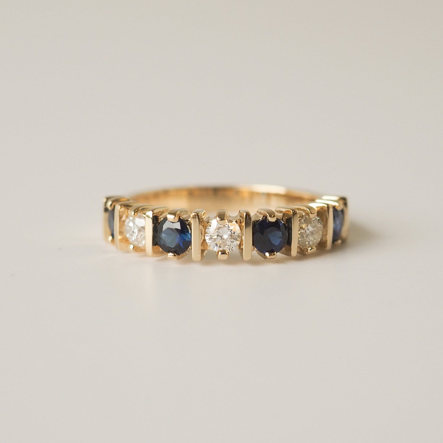 Arabelle Ring Diamonds and Sapphires