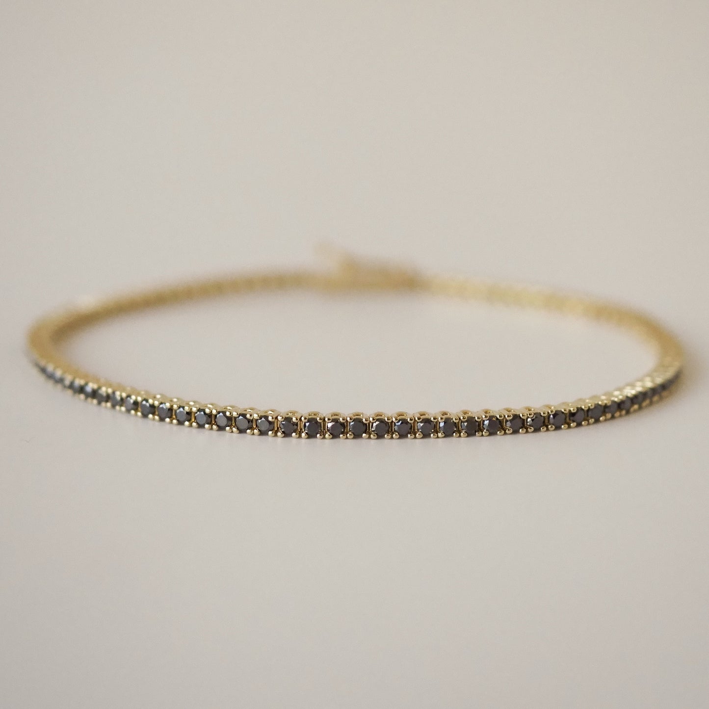 Black Diamonds Tennis Bracelet