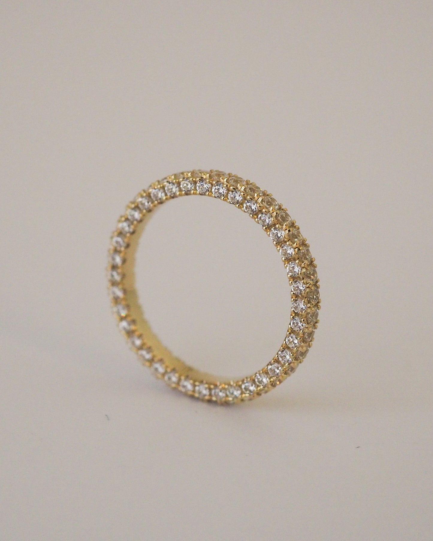 Three Sided Eternity Ring