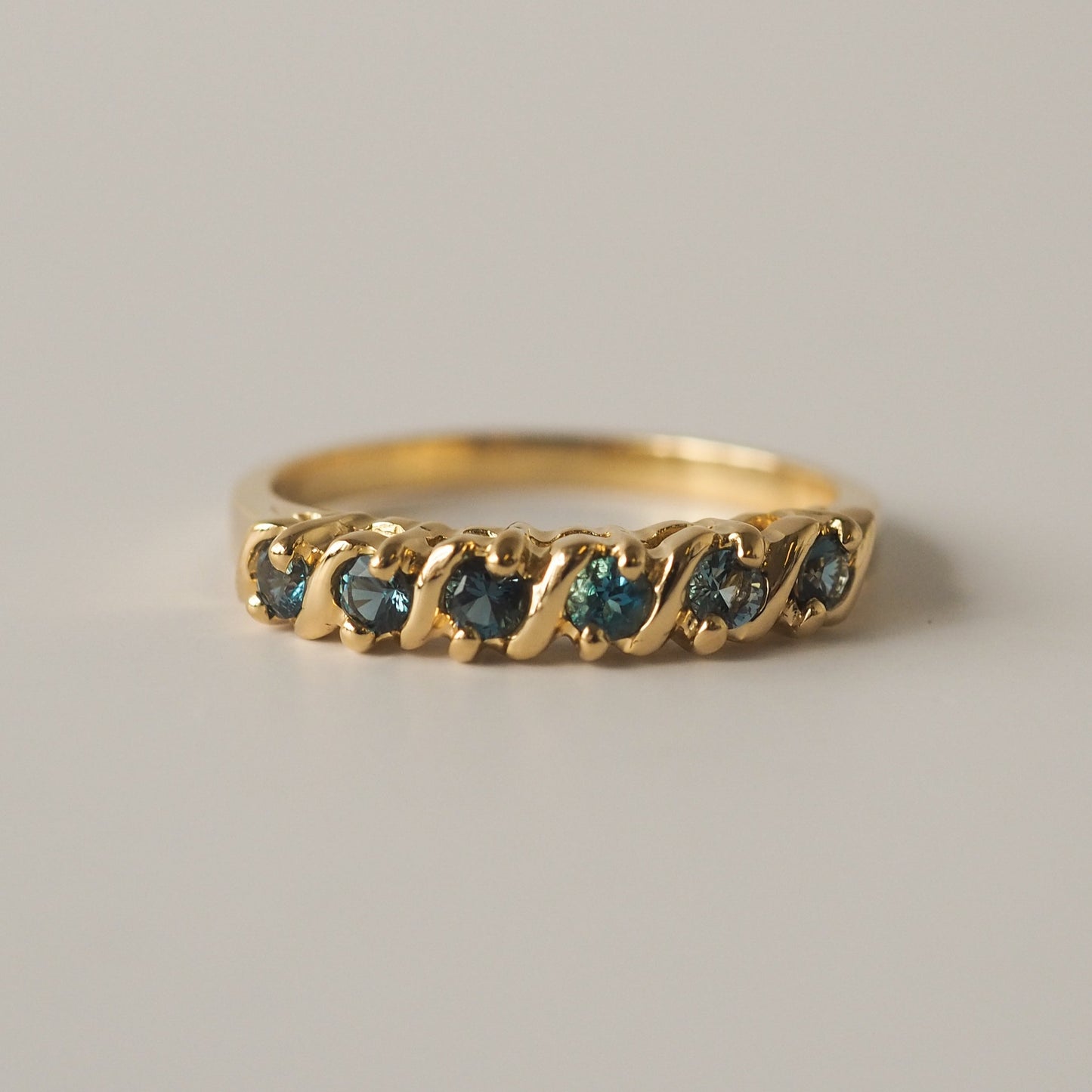 Carmen Ring Blue Topaz