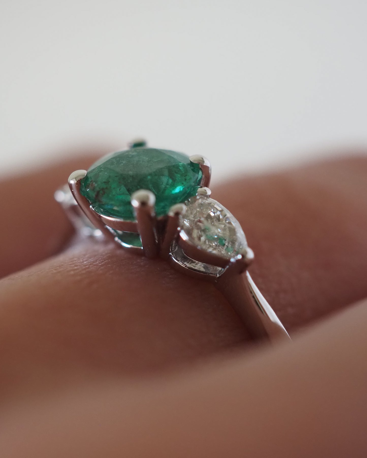 Ty Emerald Engagement Ring