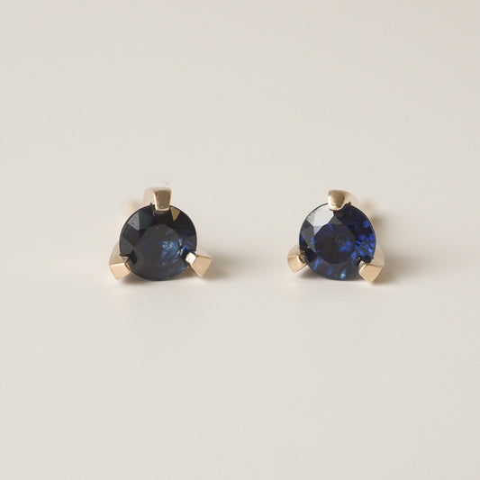 Terez Studs Blue Sapphires