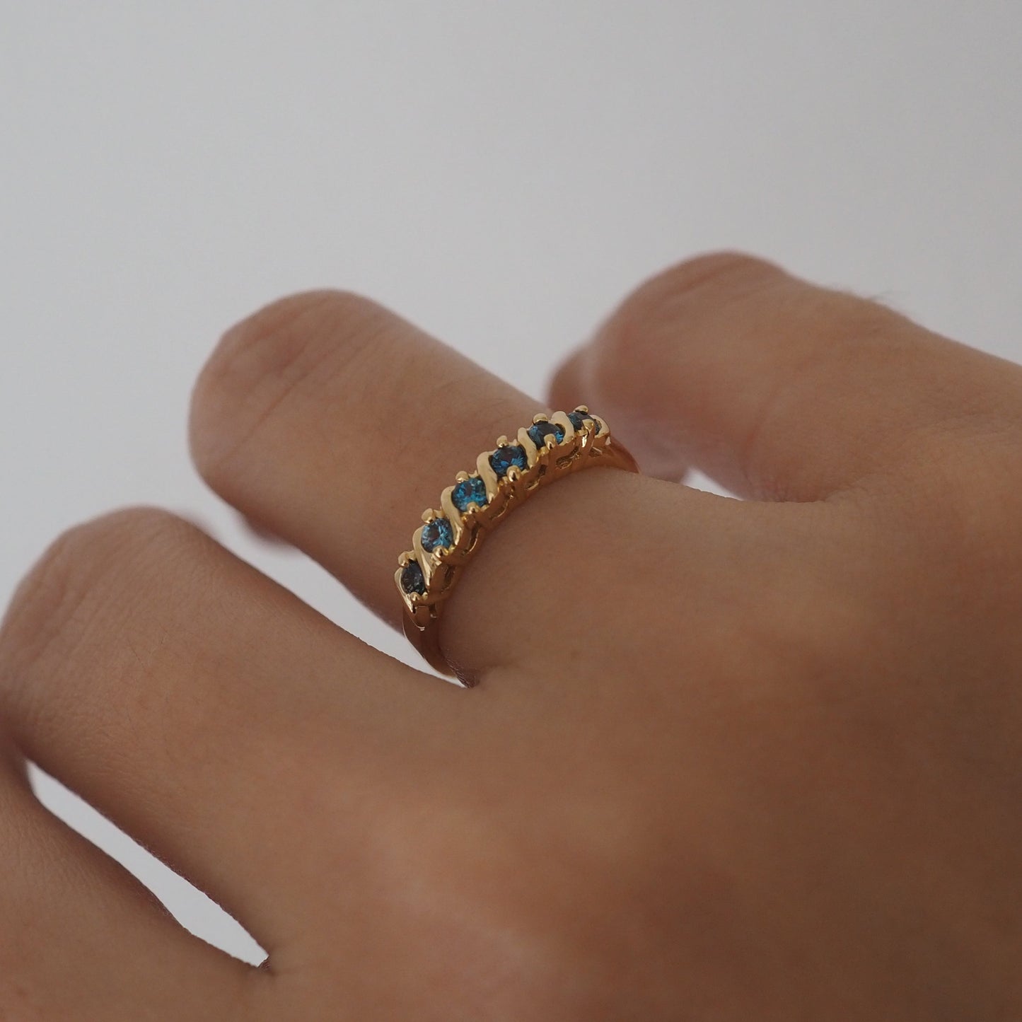 Carmen Ring Blue Topaz