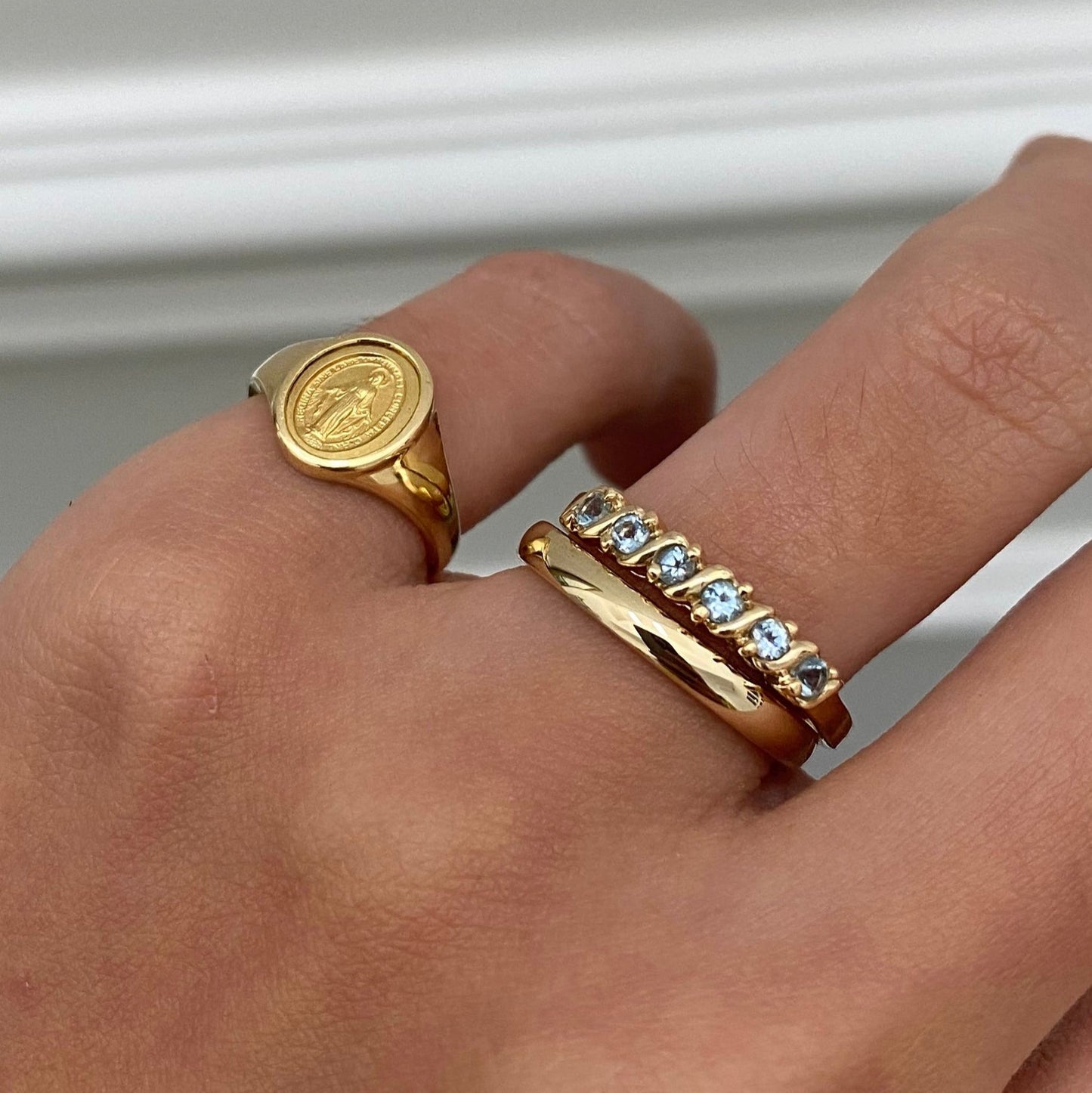Carmen Ring Aquamarines
