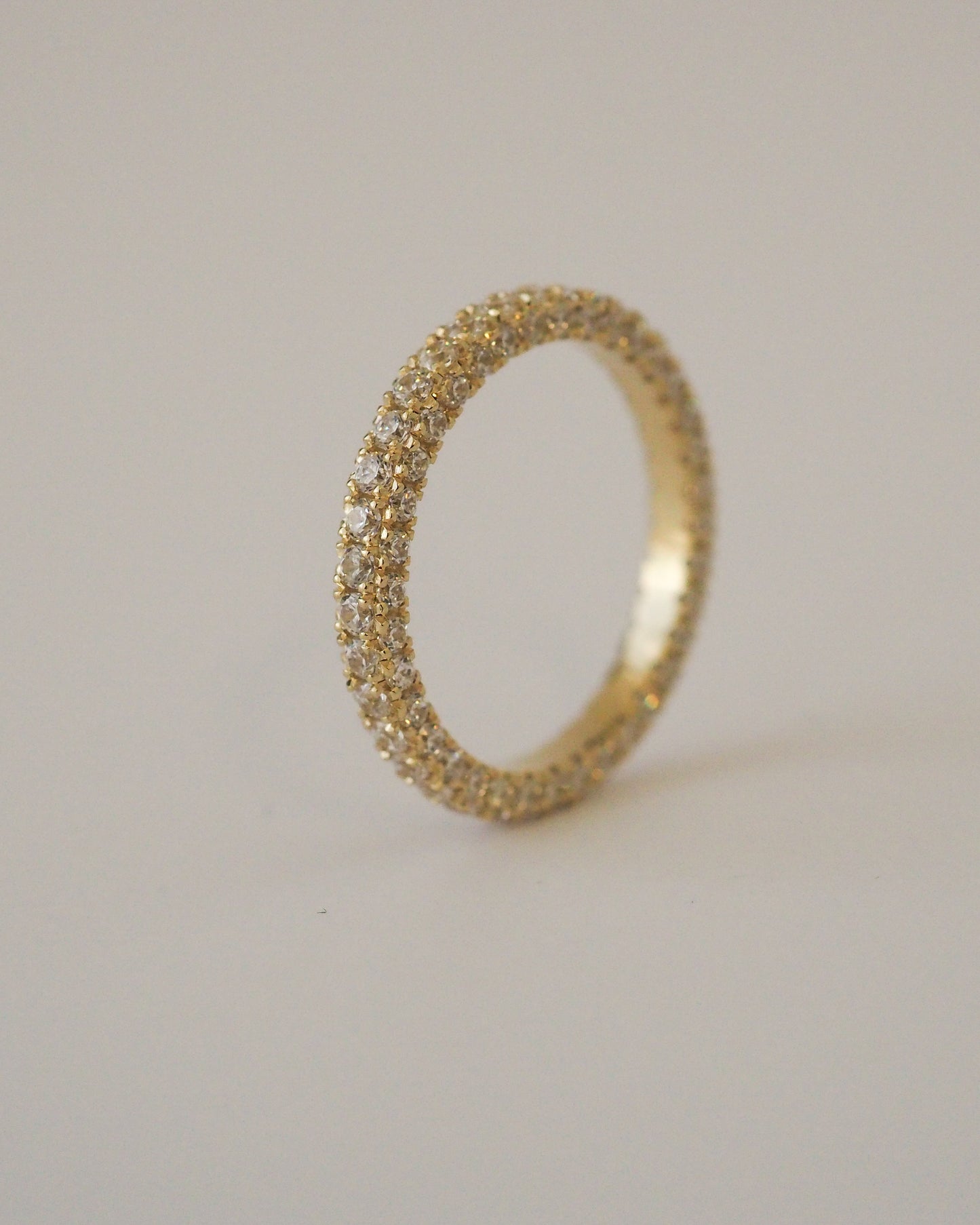 Three Sided Eternity Ring