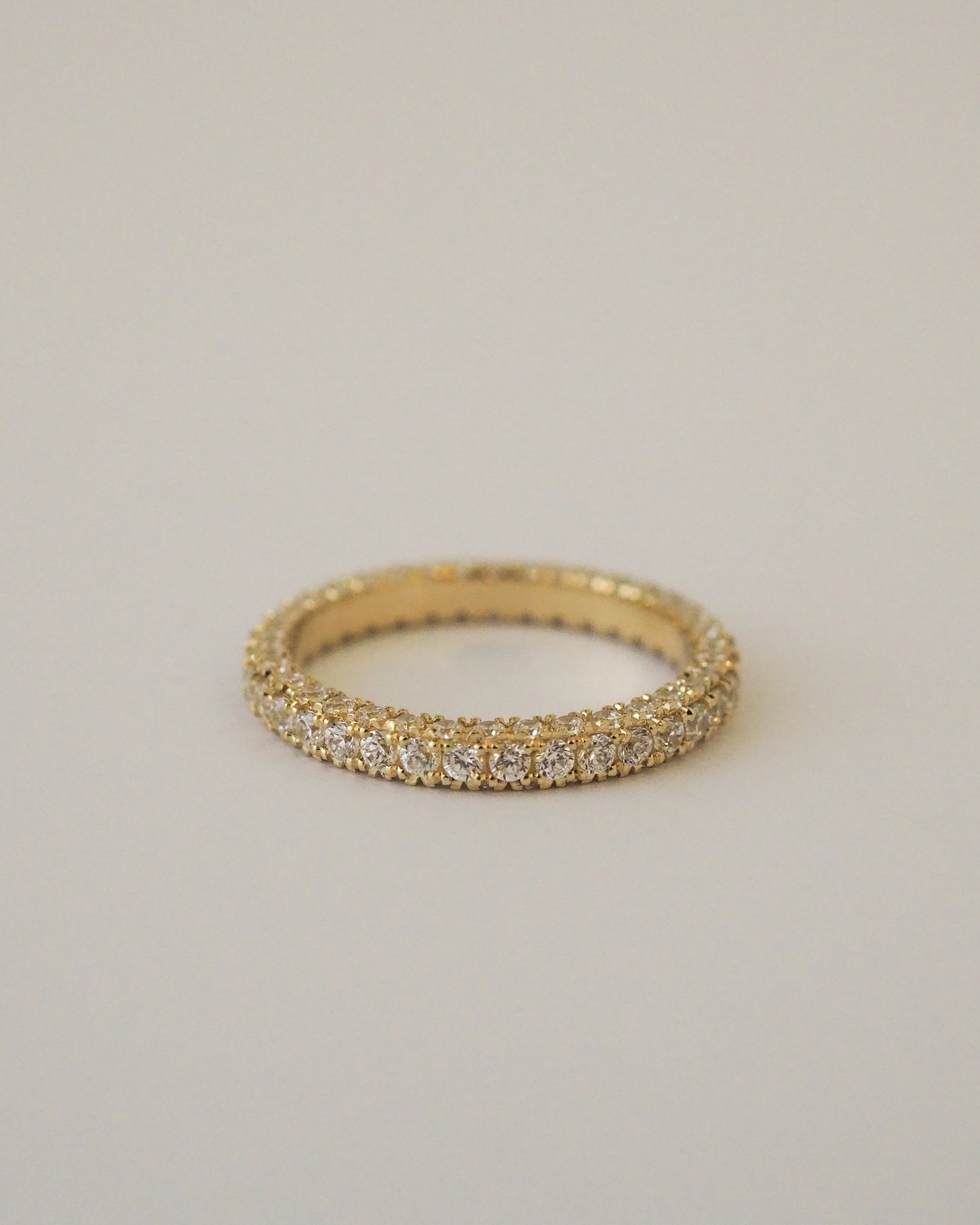 Three Sided Eternity Ring