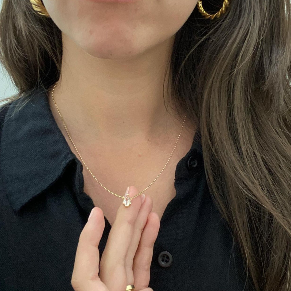 Sarah Necklace - Morganite