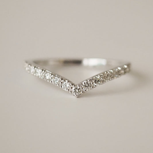 Victoria Ring Diamonds - Oro blanco