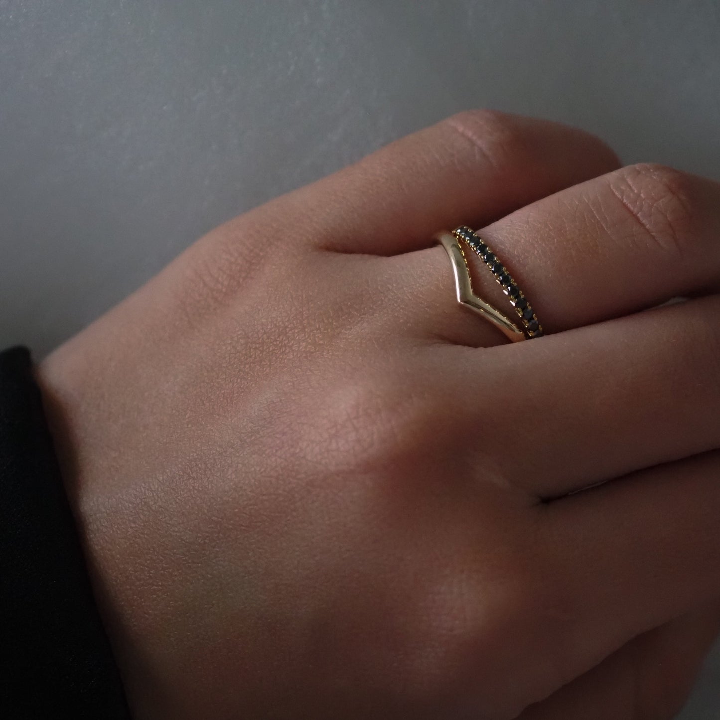 Castle Ring Black Diamonds