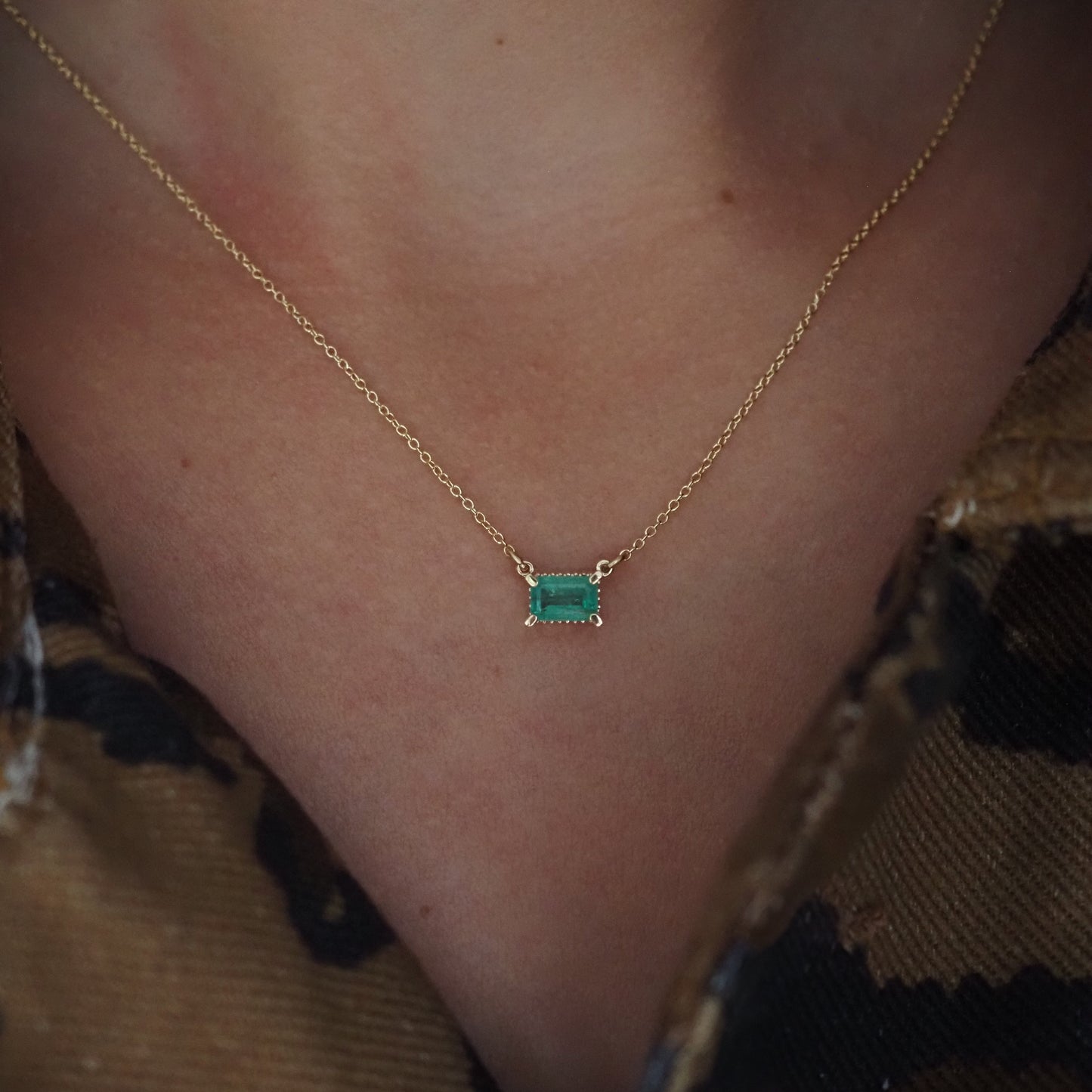Noe Necklace Emerald