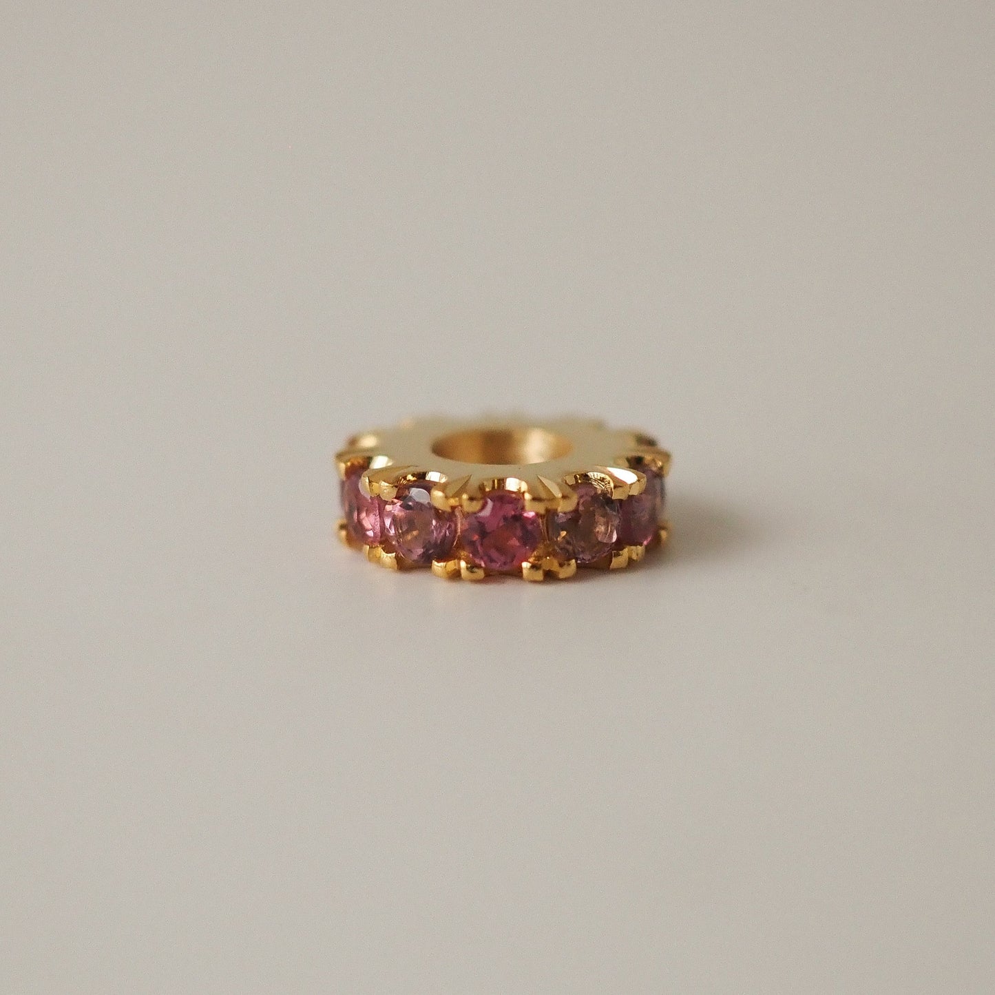 The Rondelle Pink Tourmalines