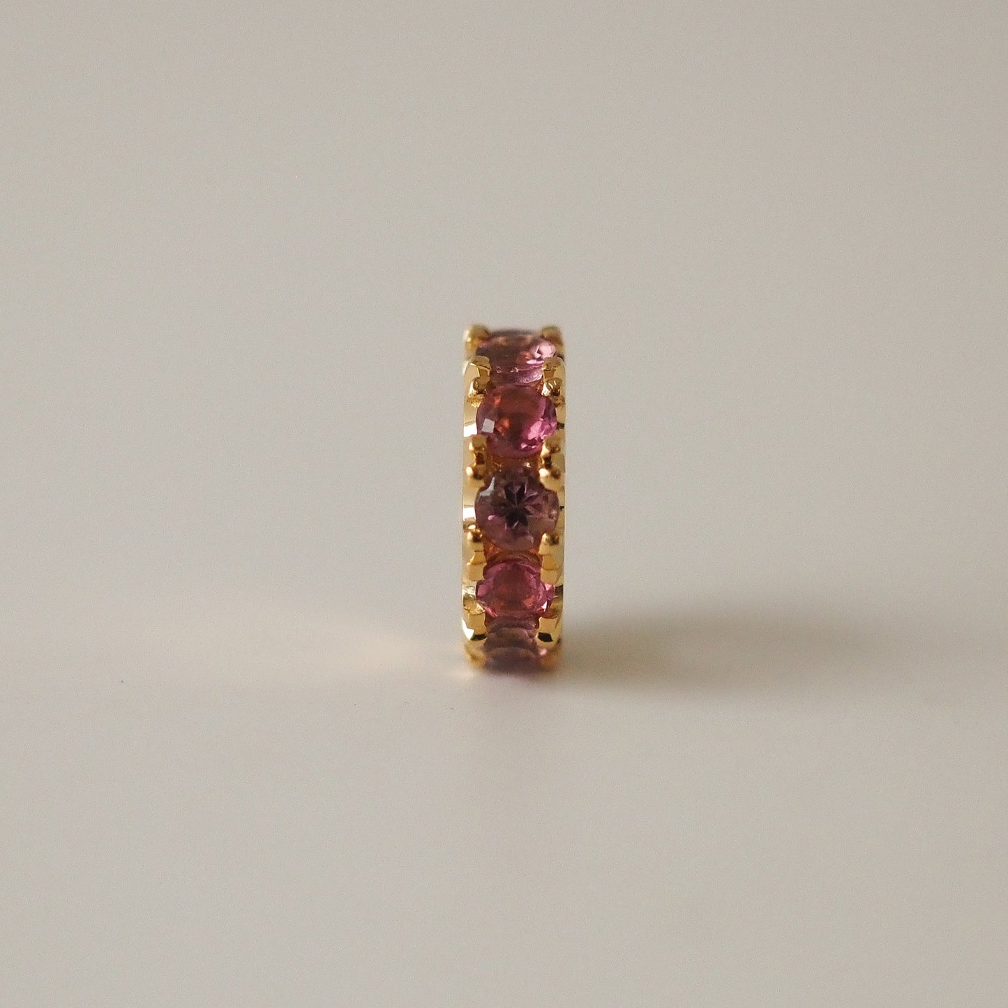 The Rondelle Pink Tourmalines
