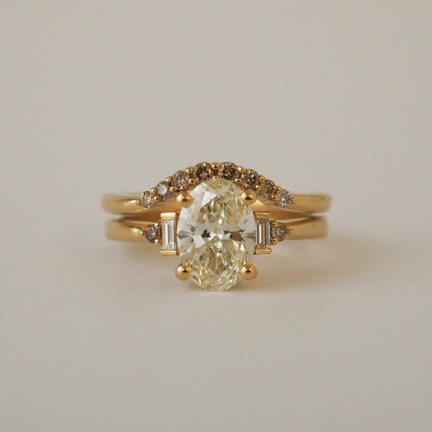 Champagne Degrade Wedding Duo