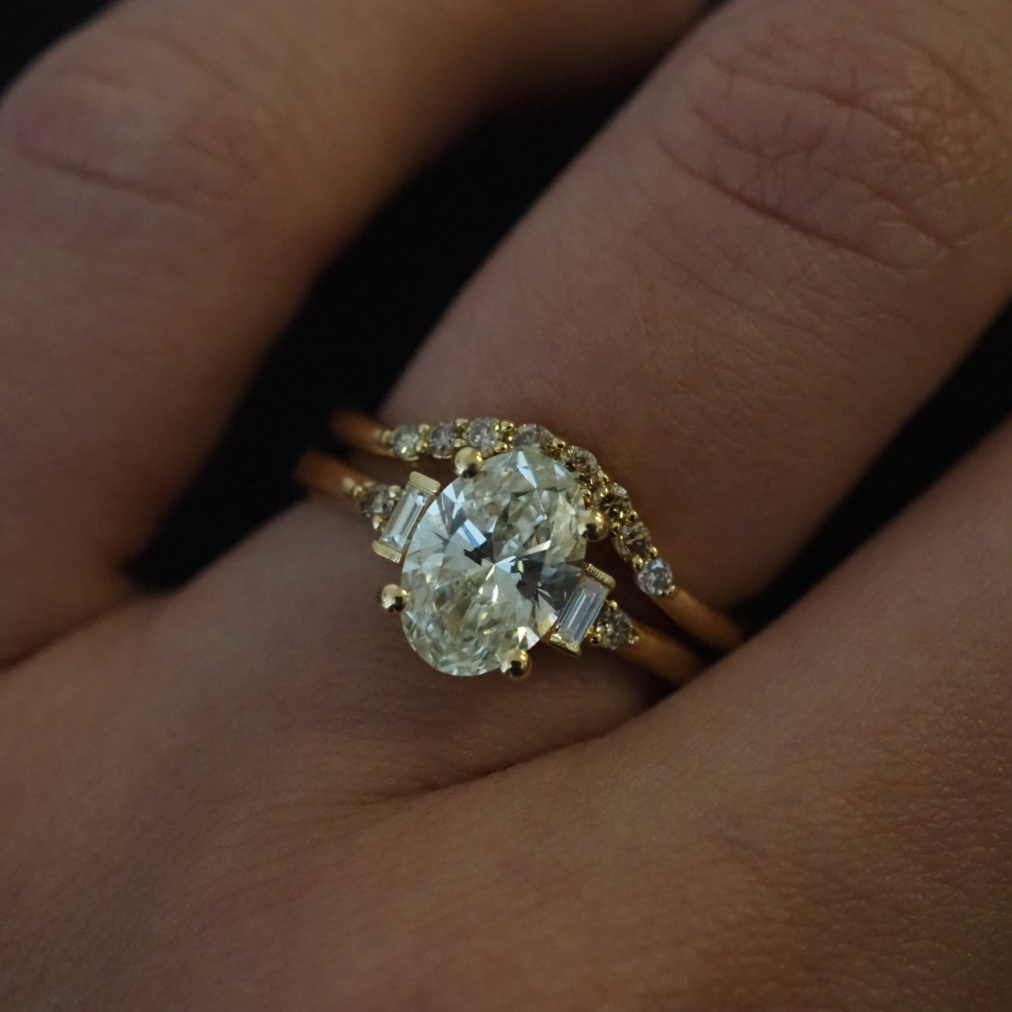 Champagne Degrade Wedding Duo