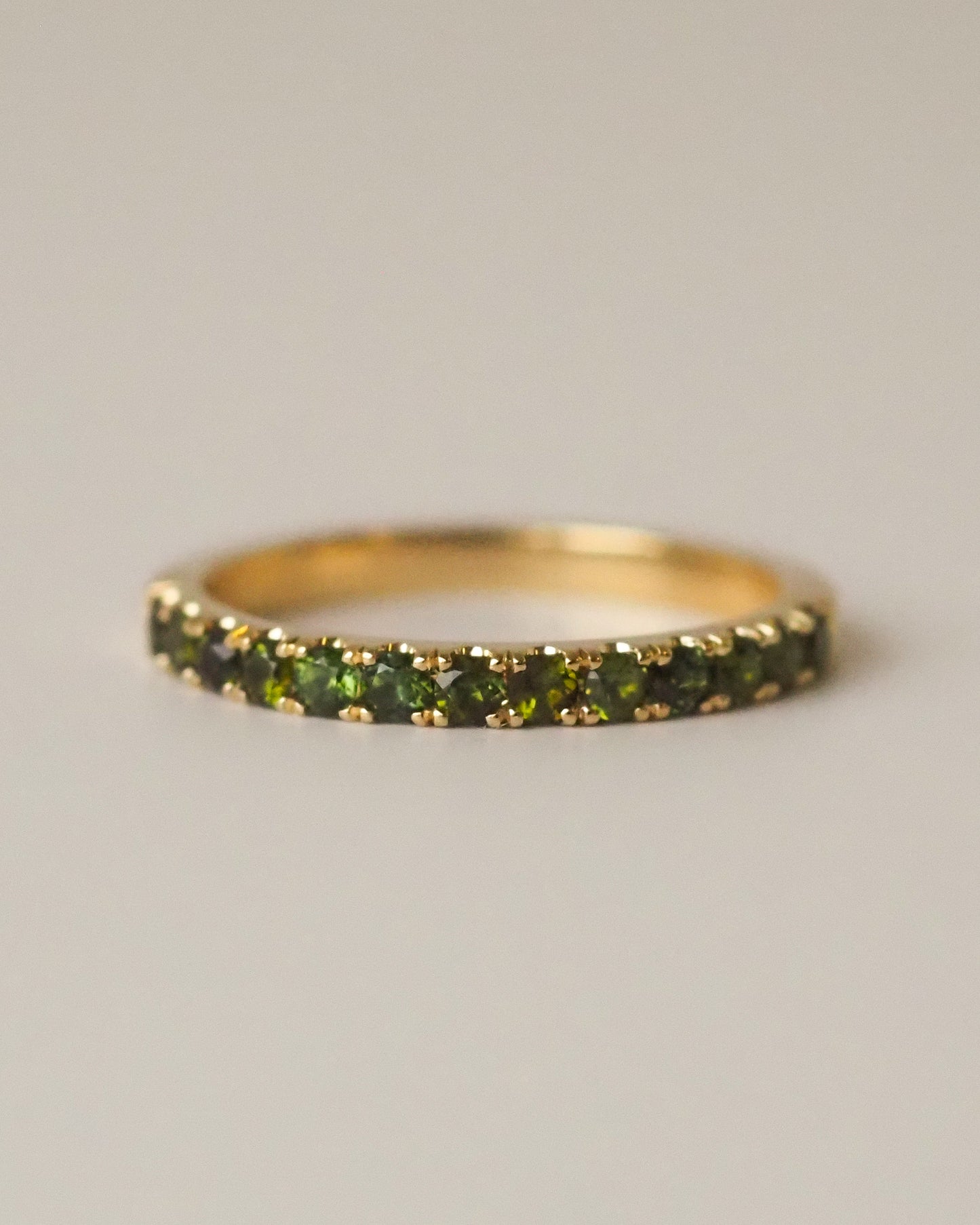 Off set Green Tourmaline duo
