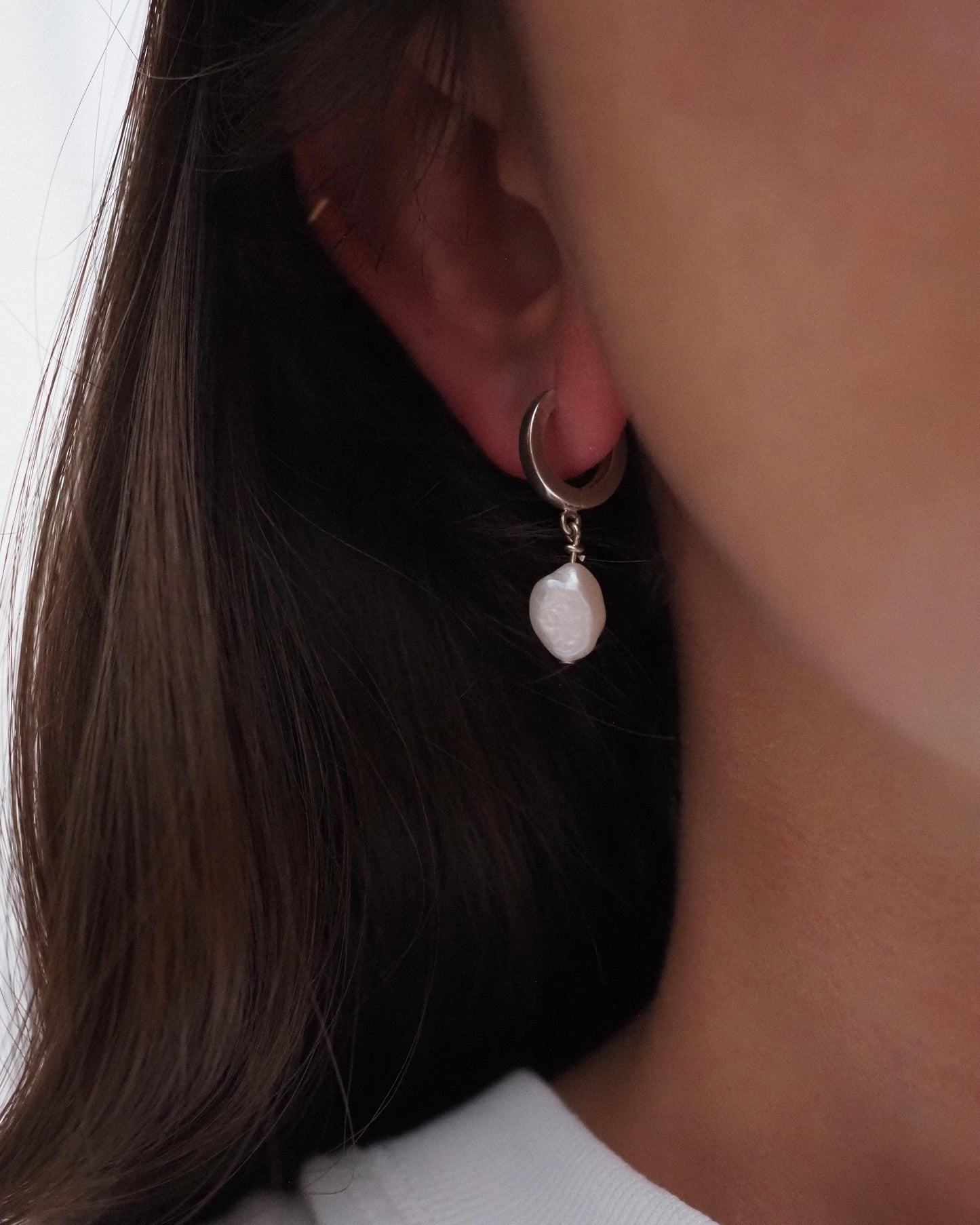 Pearl Hoops