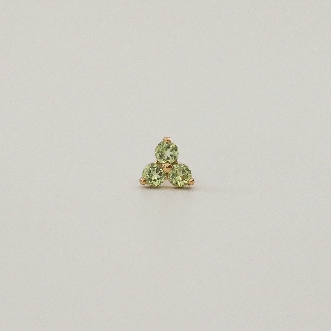 Trilogy Stud Earring Peridots