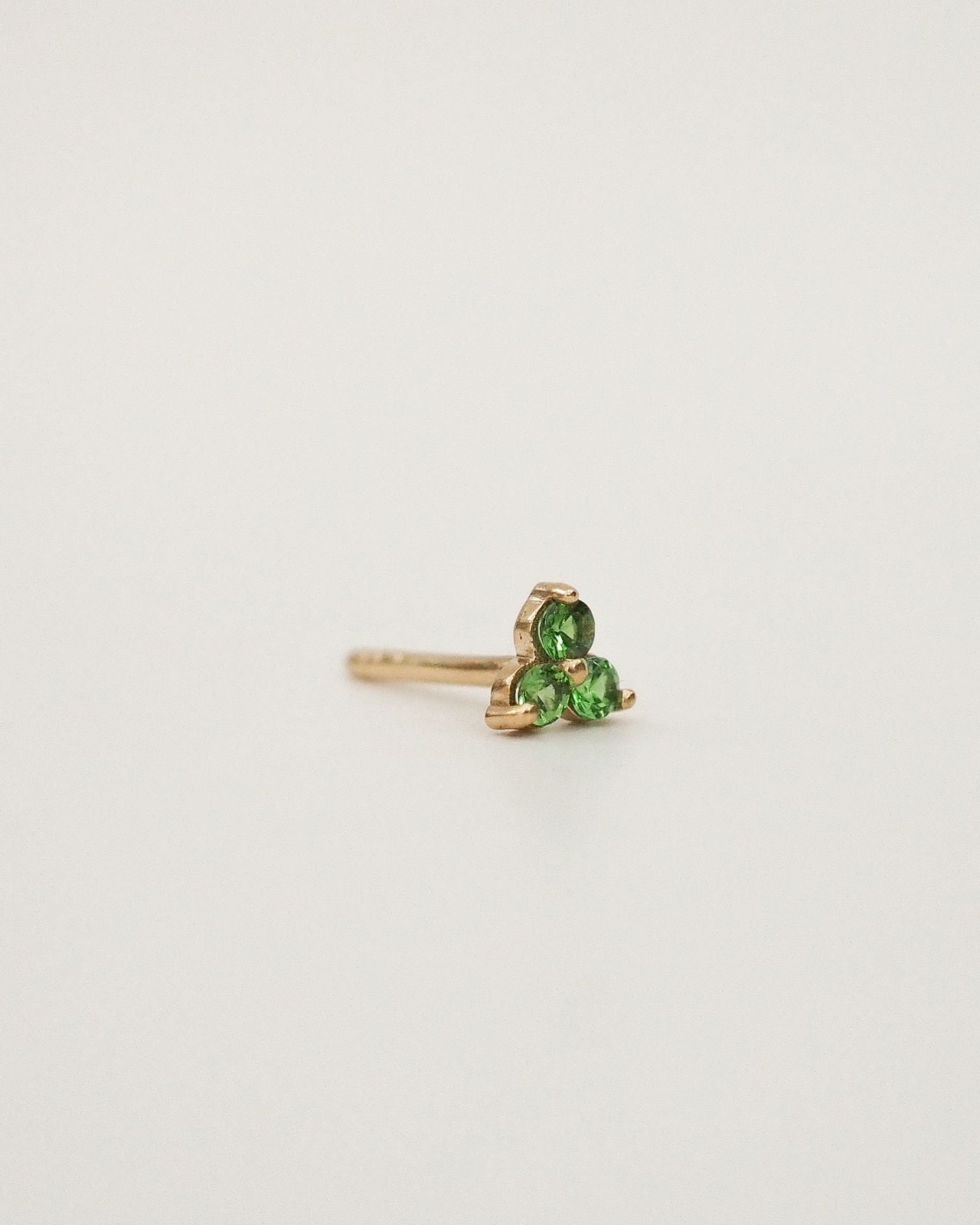 Trilogy Stud Earring Tsavorites