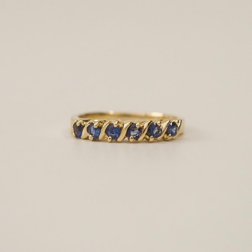 Carmen Ring Blue Sapphires
