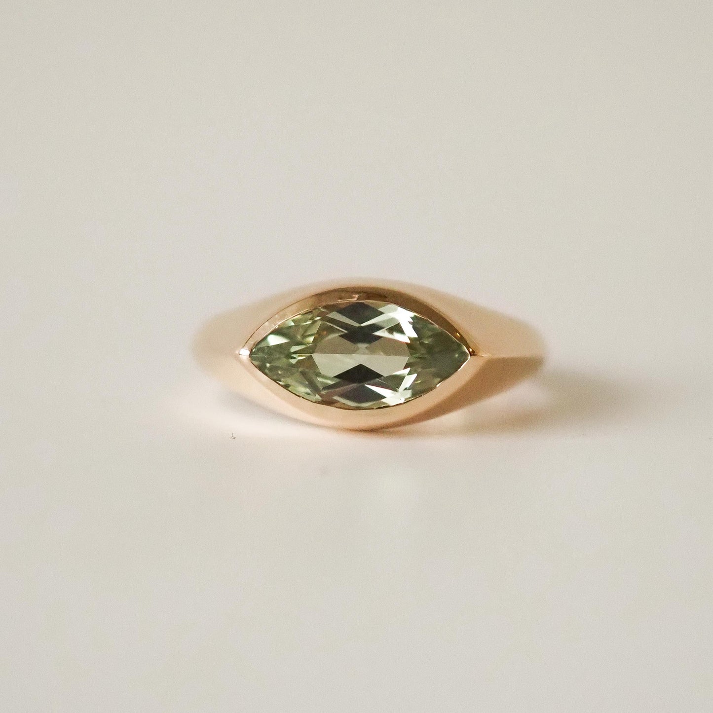 Celine Ring - Green Sapphire
