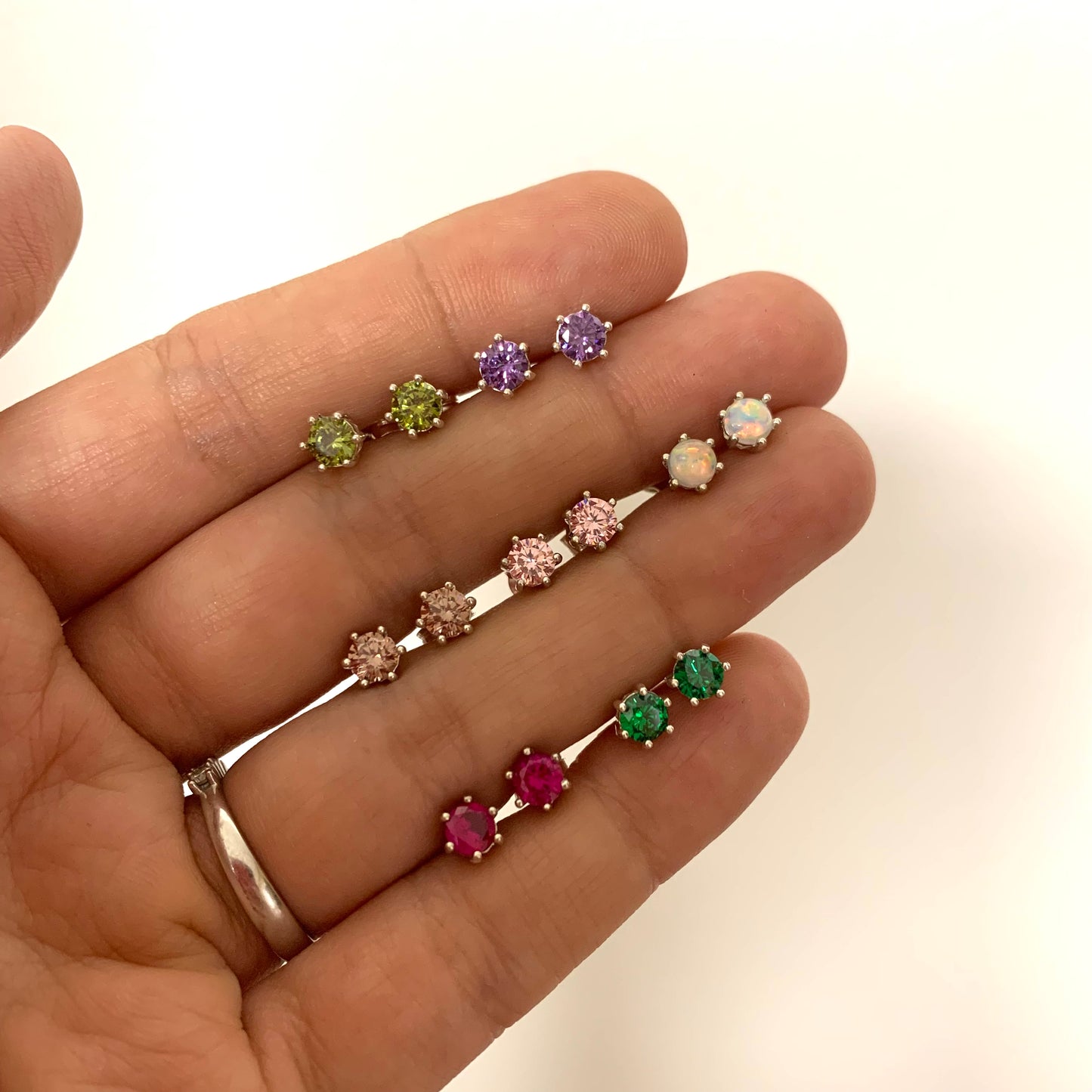 Nur Earrings - silver
