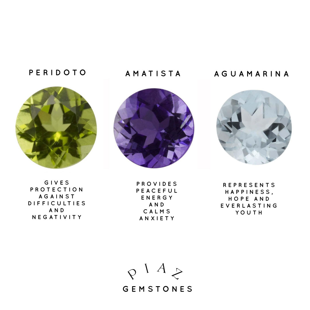 Terez Studs Aquamarines