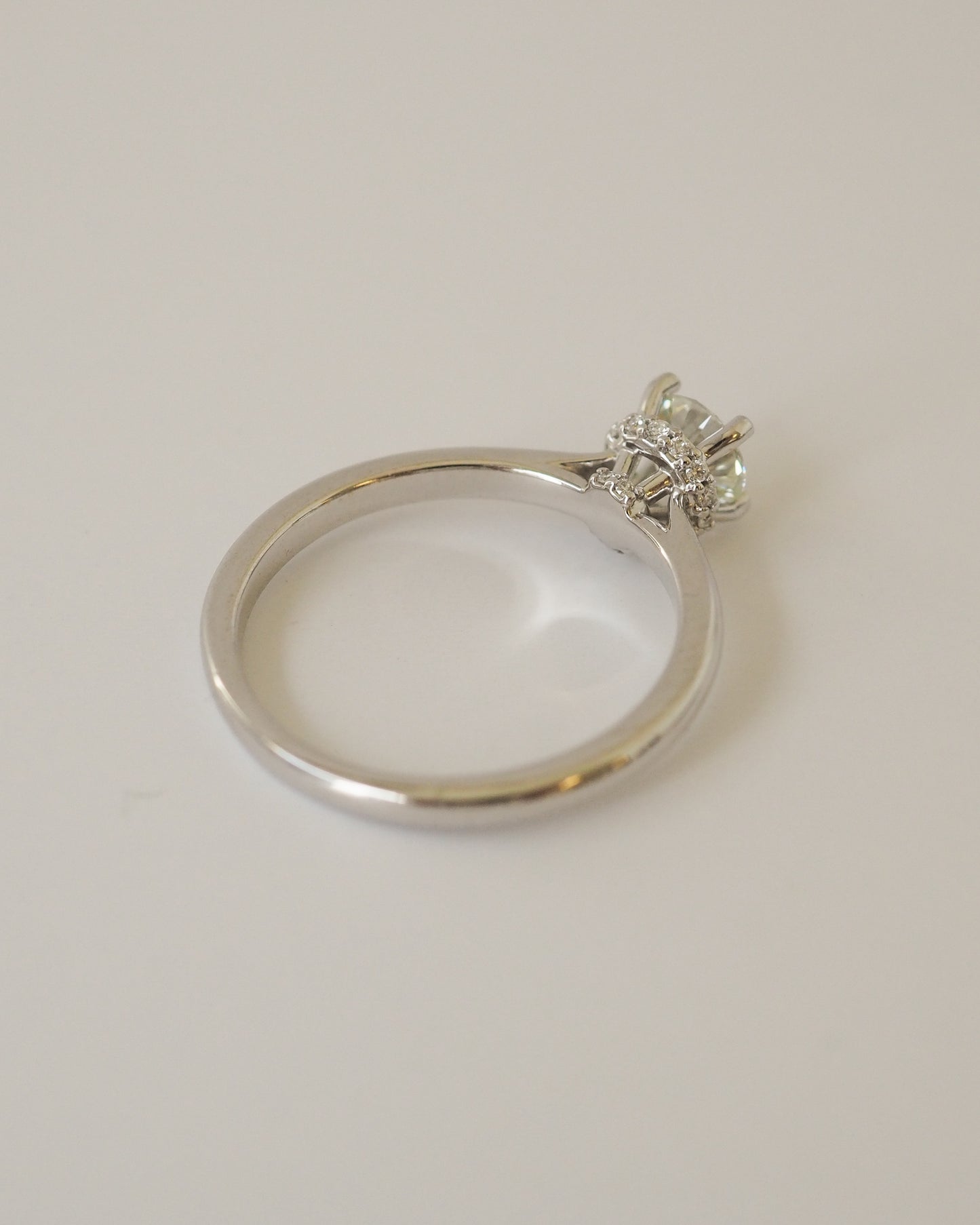 Halo GIA Brilliant Diamond Solitaire