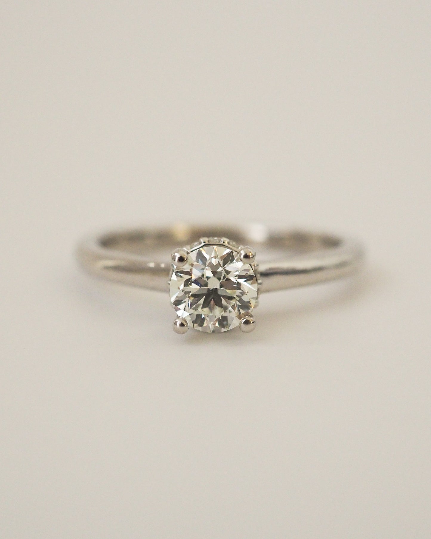 Halo GIA Brilliant Diamond Solitaire