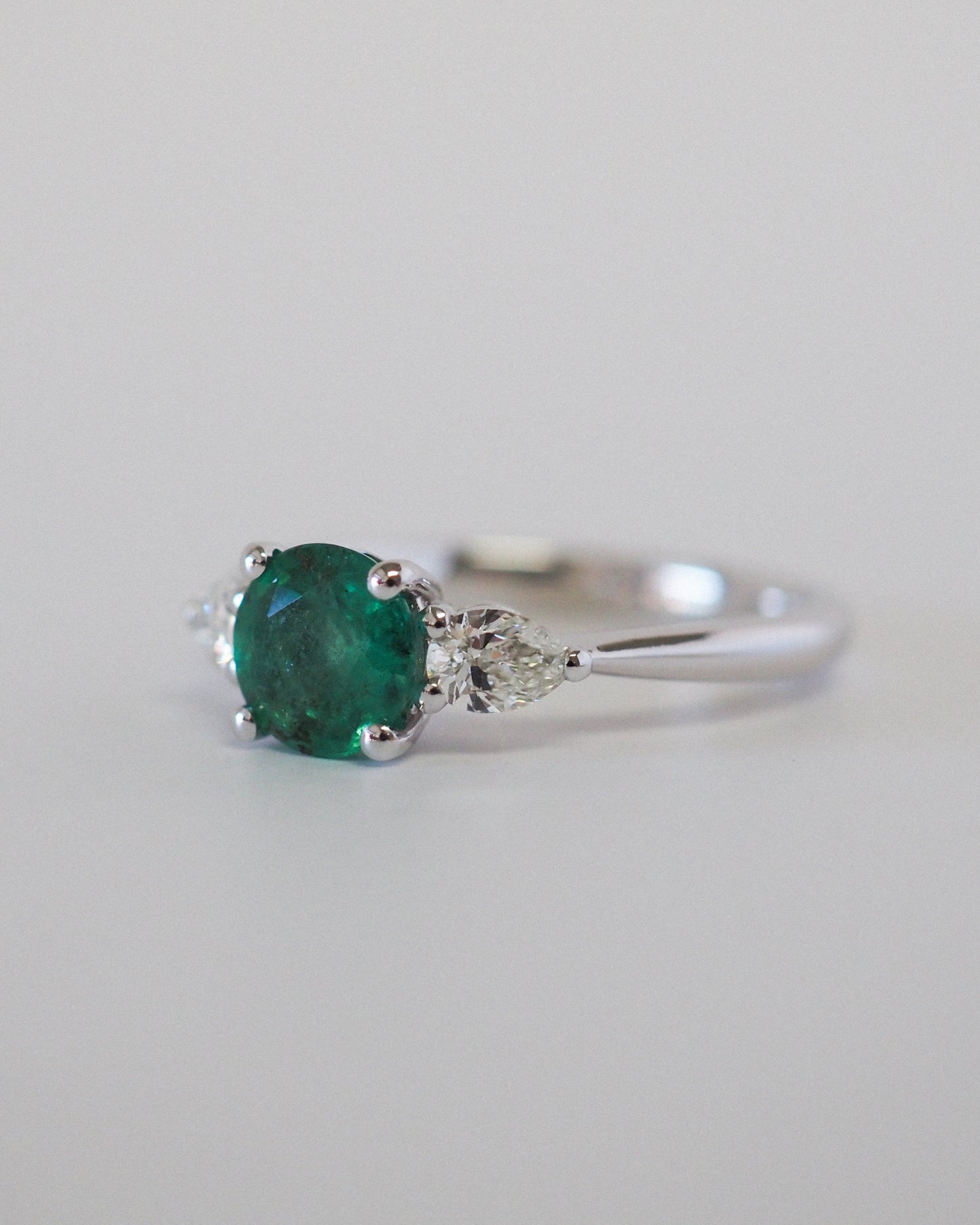 Ty Emerald Engagement Ring