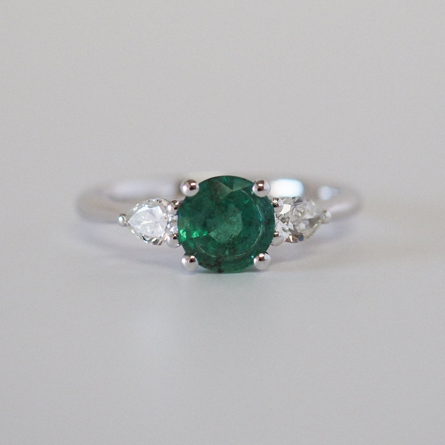 Ty Emerald Engagement Ring