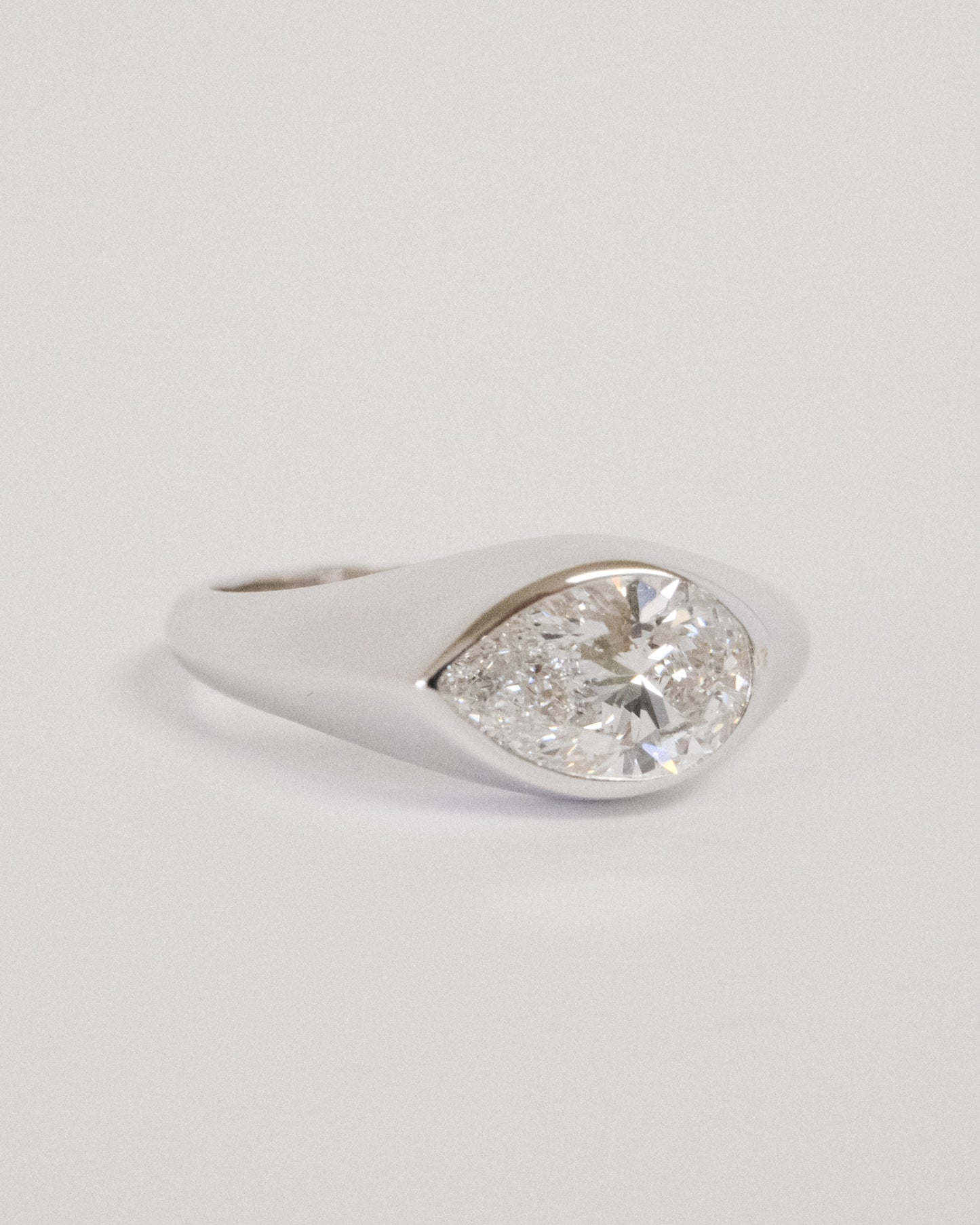Sienna 1.00ct Ring - Oro blanco