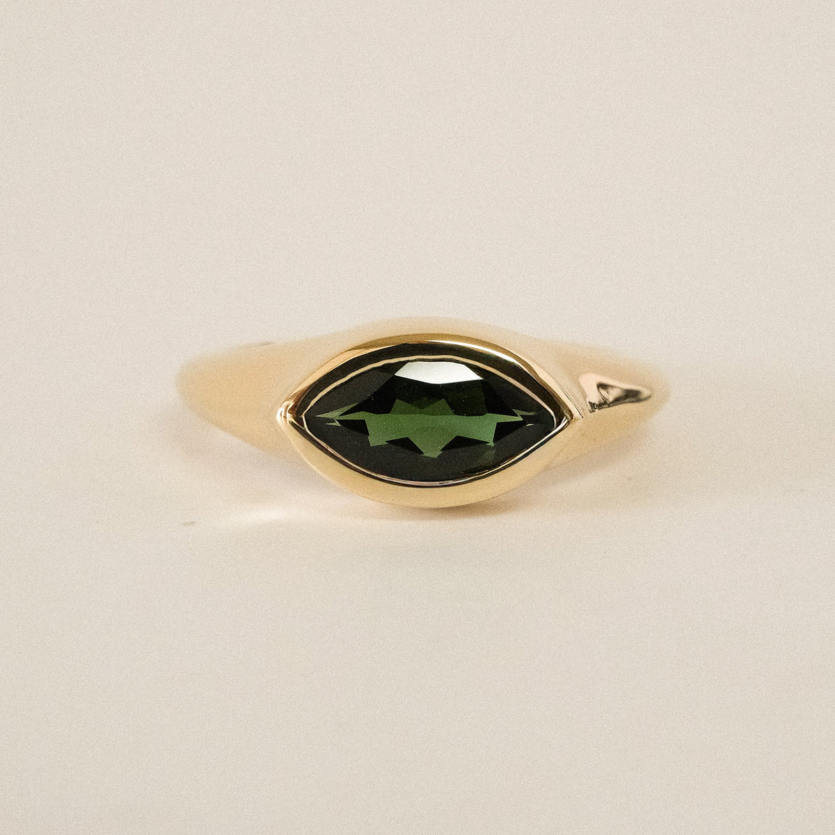 Celine Ring - Green Tourmaline