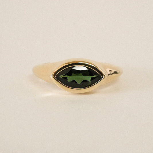 Celine Ring - Green Tourmaline