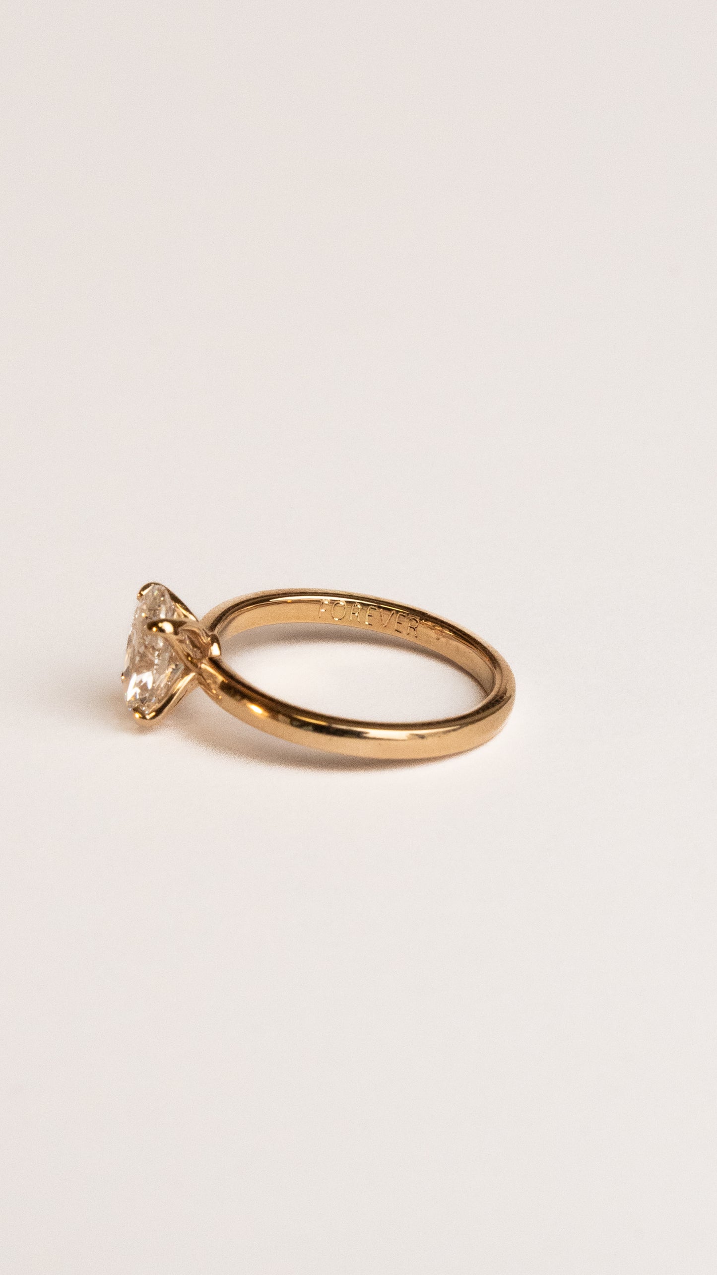 Tulip Oval Engagement ring