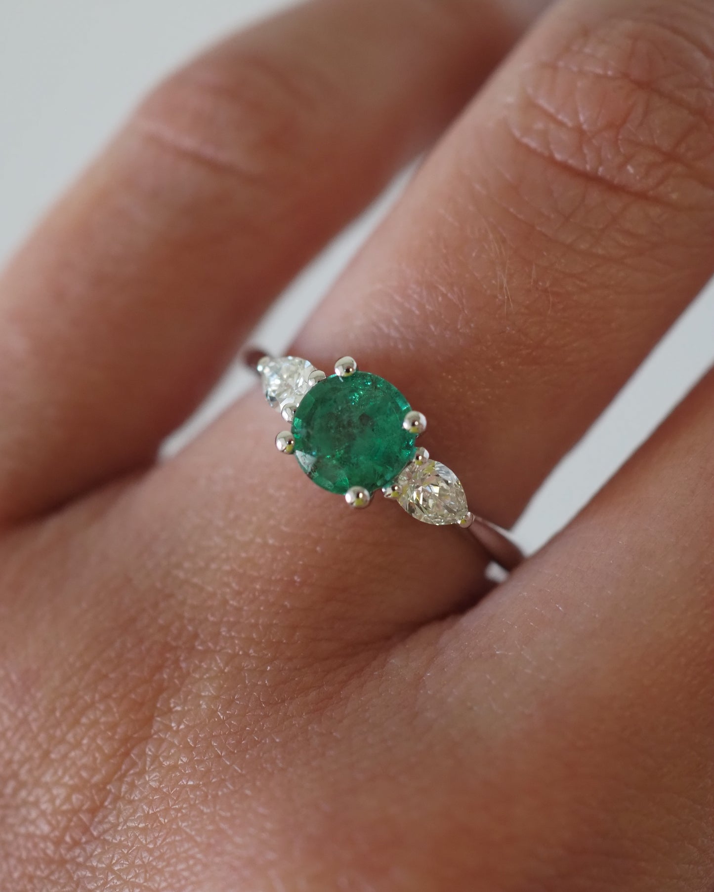 Ty Emerald Engagement Ring