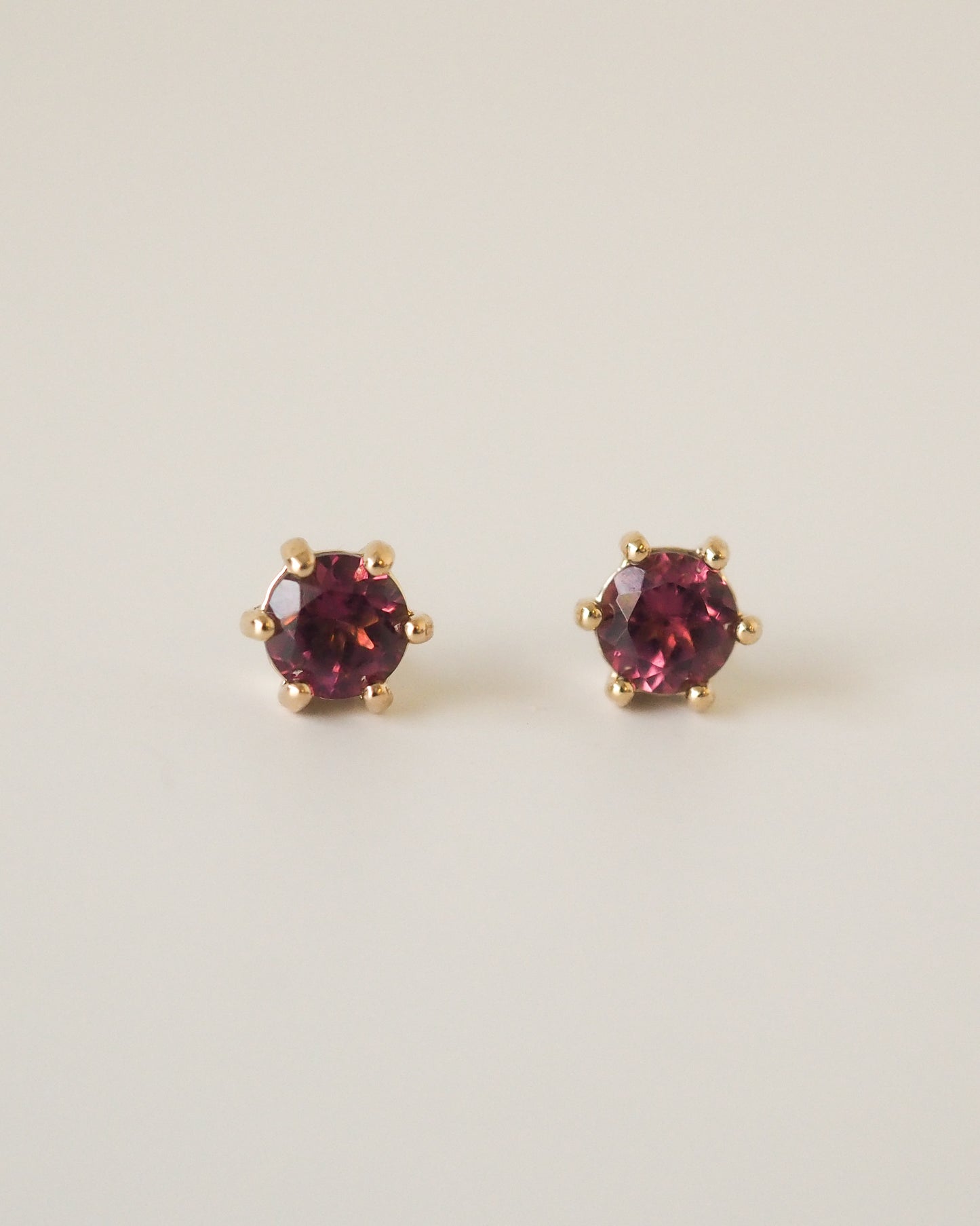 Nur Earrings Pink Tourmalines