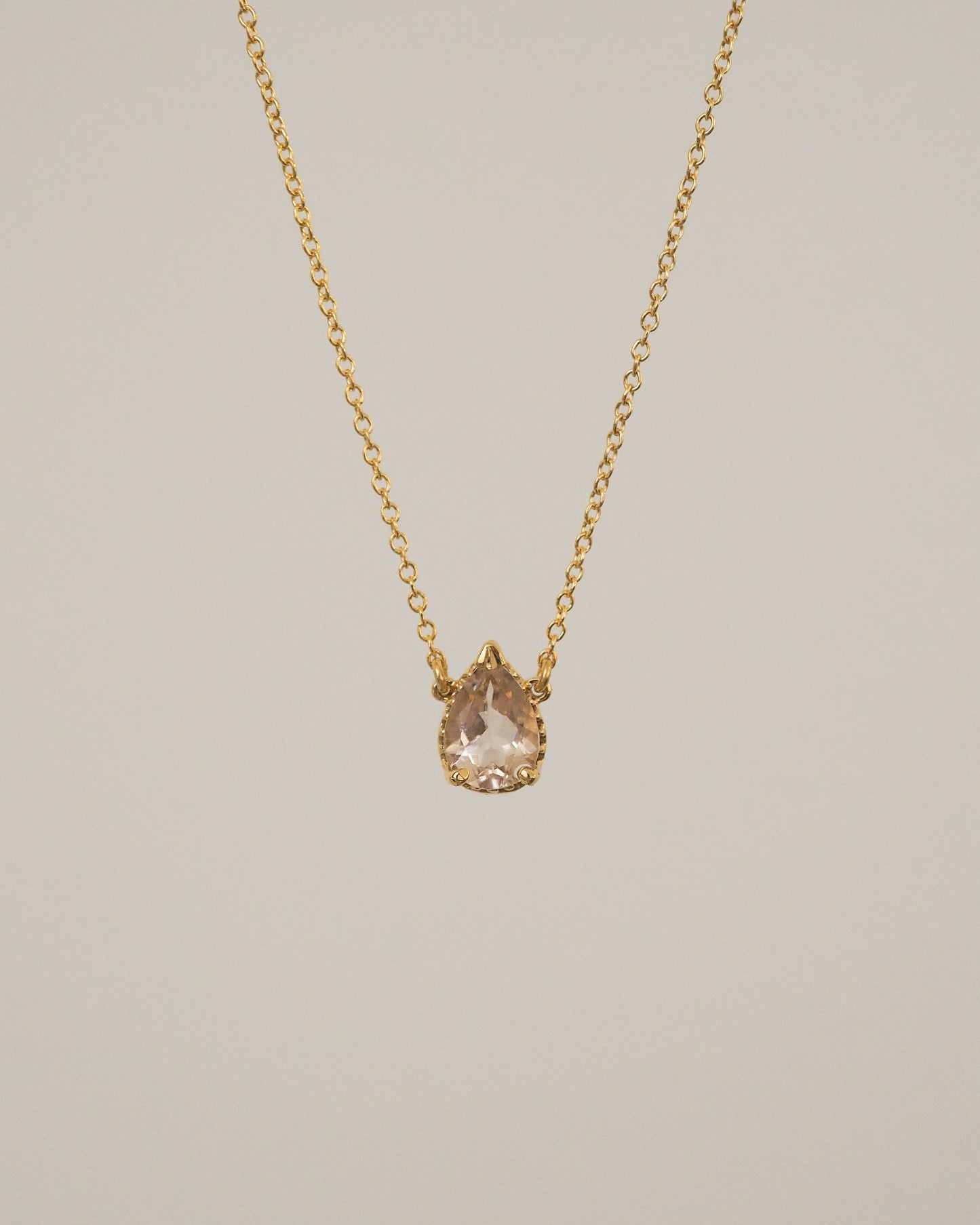 Celine Necklace - Morganite