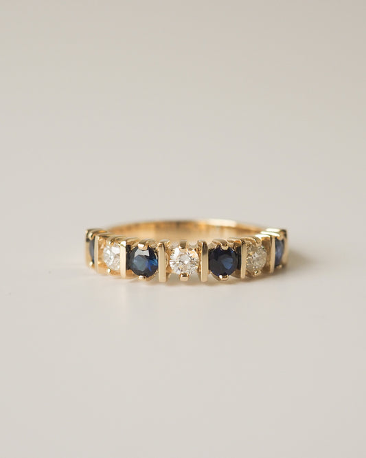 Arabelle Ring Diamonds and Sapphires