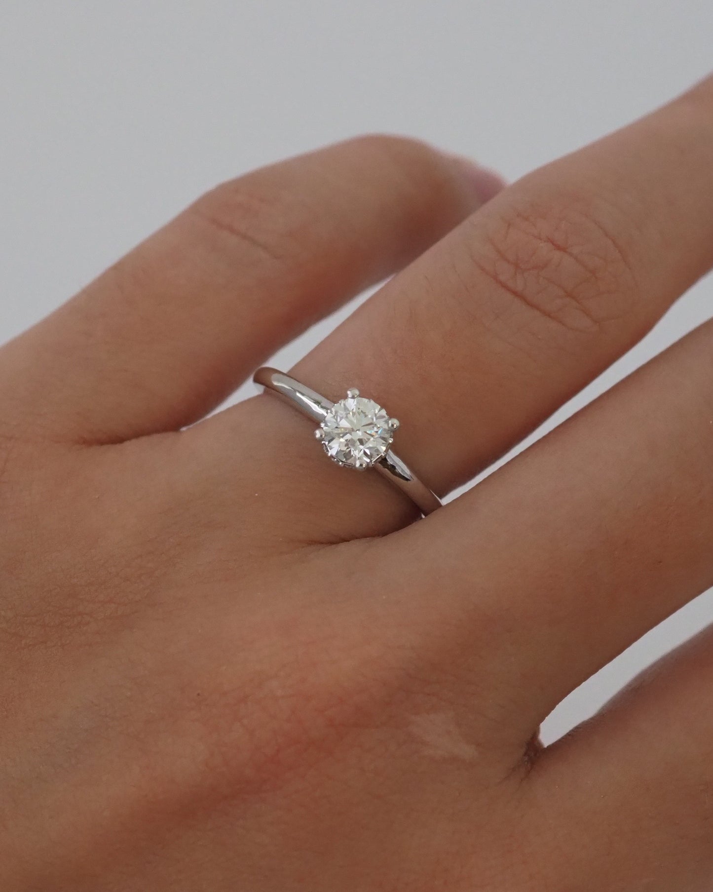 Halo GIA Brilliant Diamond Solitaire