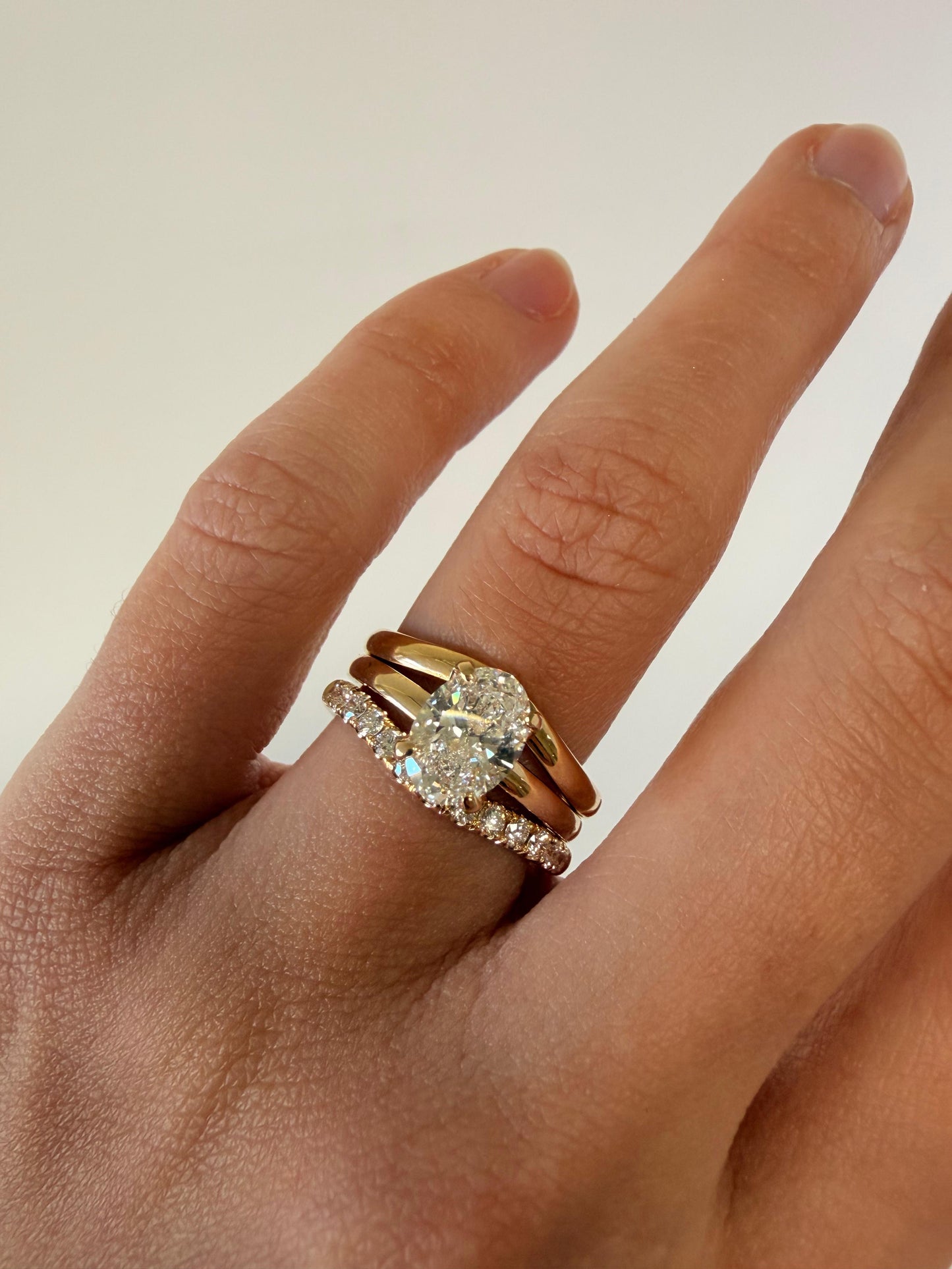 Tulip Oval Engagement ring