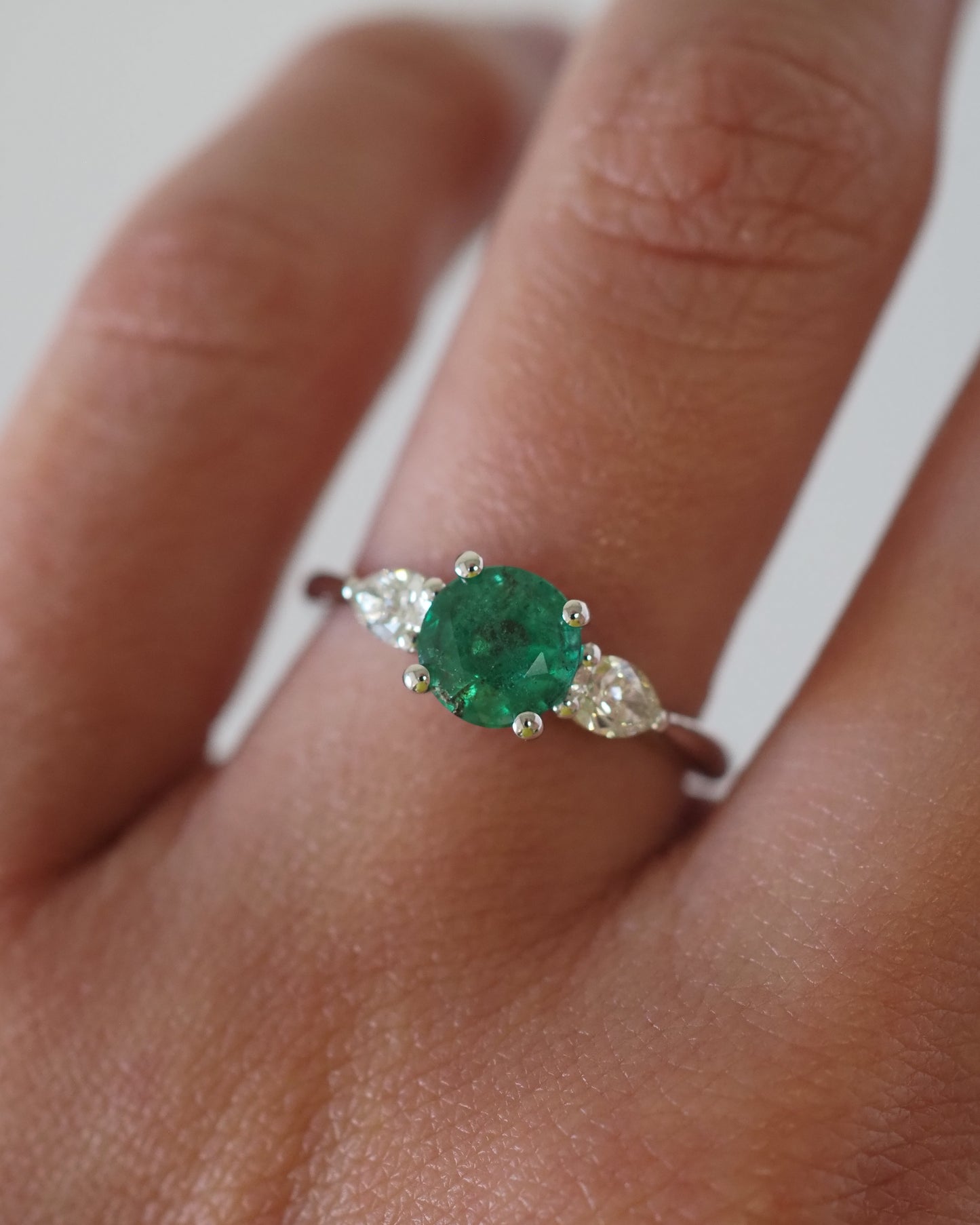 Ty Emerald Engagement Ring