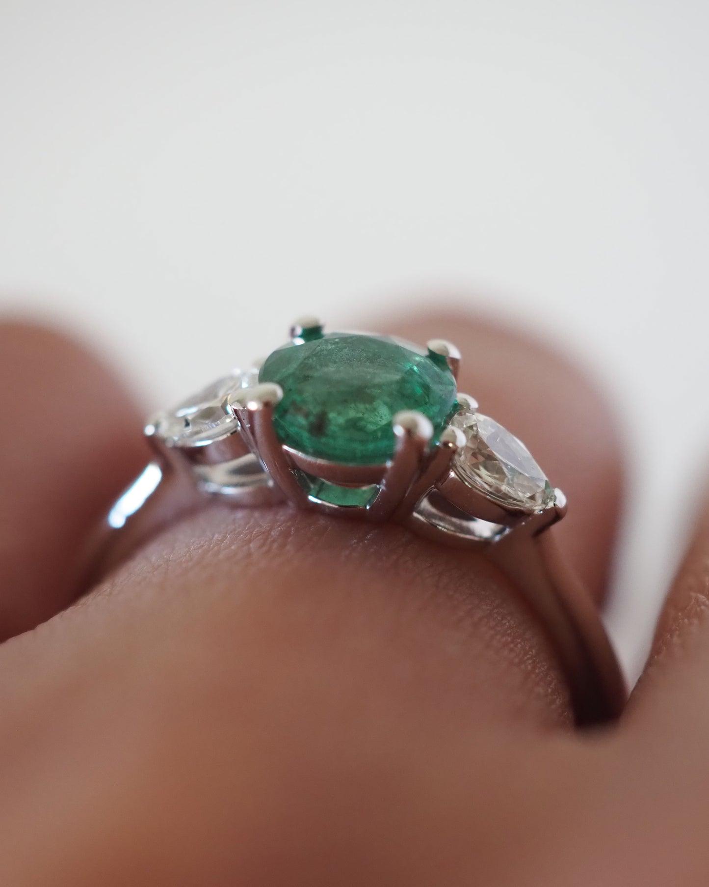 Ty Emerald Engagement Ring
