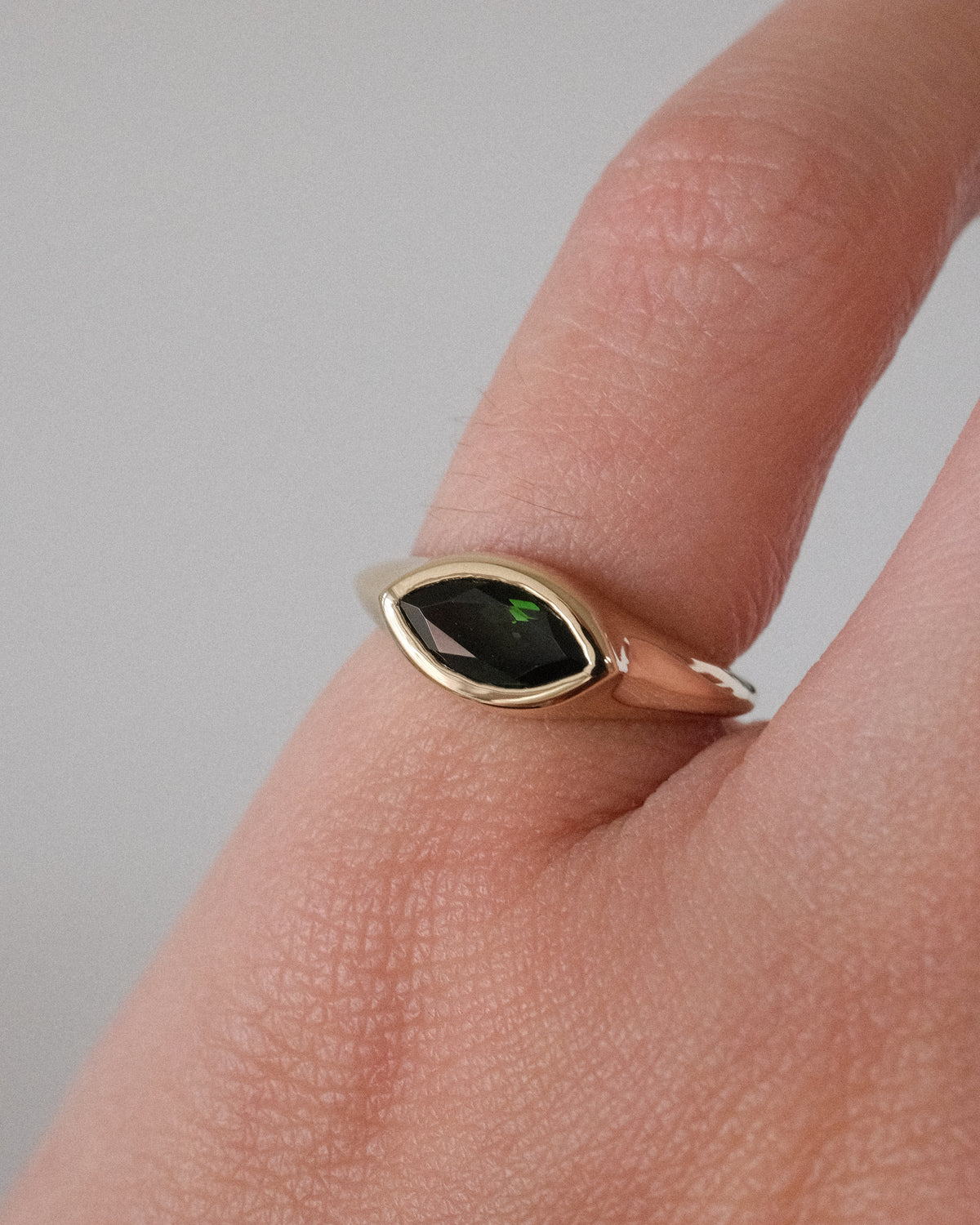Celine Ring - Green Tourmaline