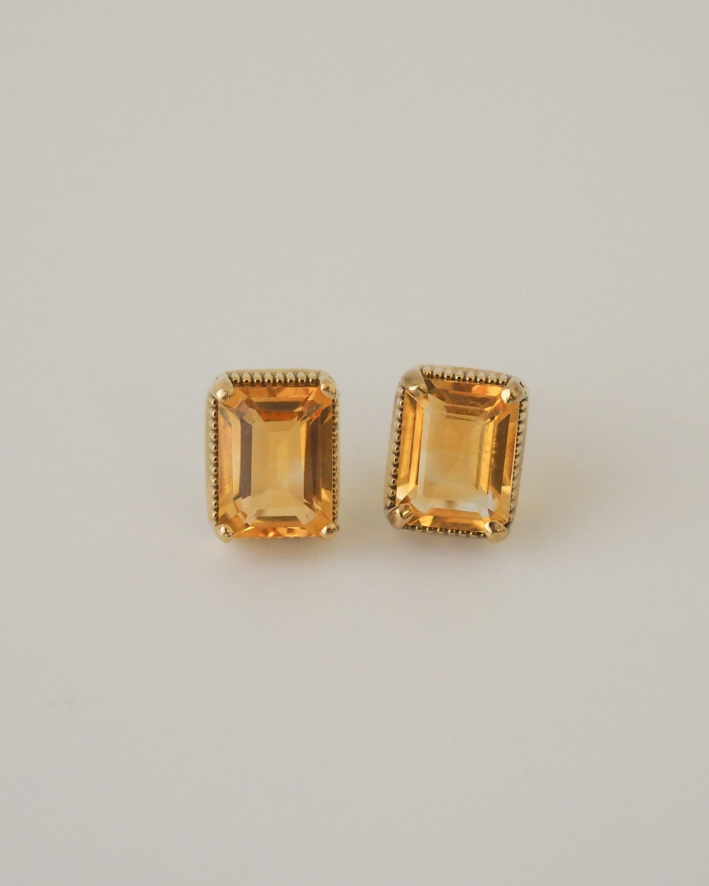 Una Earrings Citrines