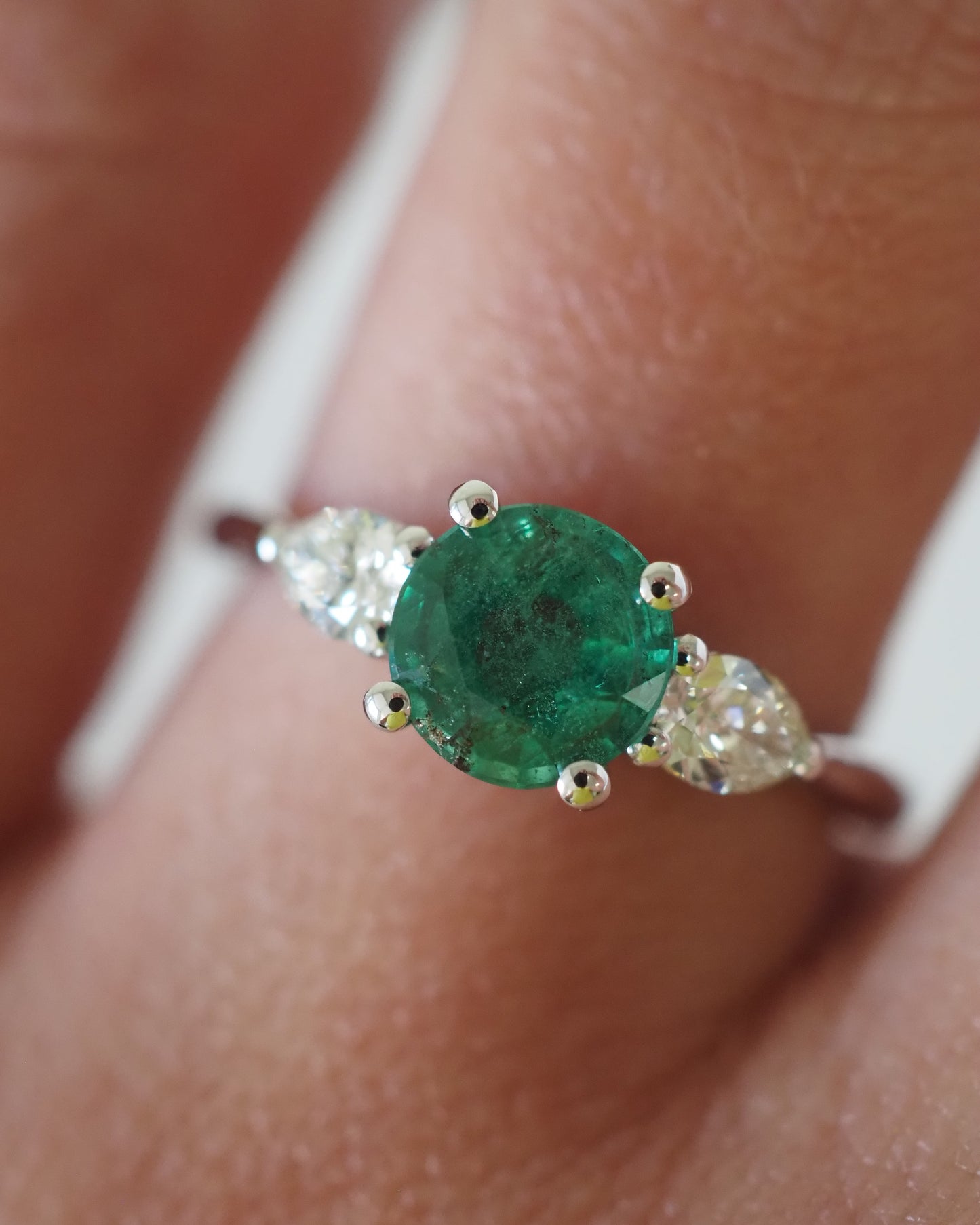 Ty Emerald Engagement Ring