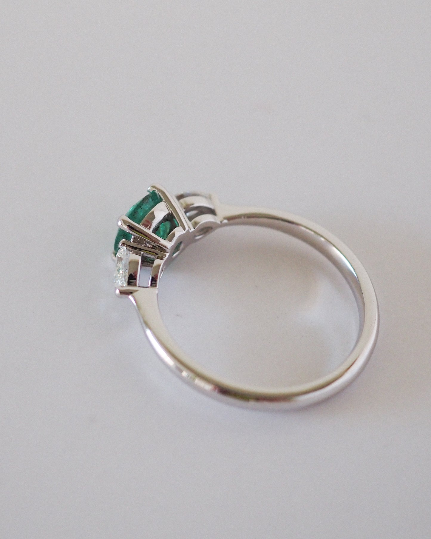 Ty Emerald Engagement Ring