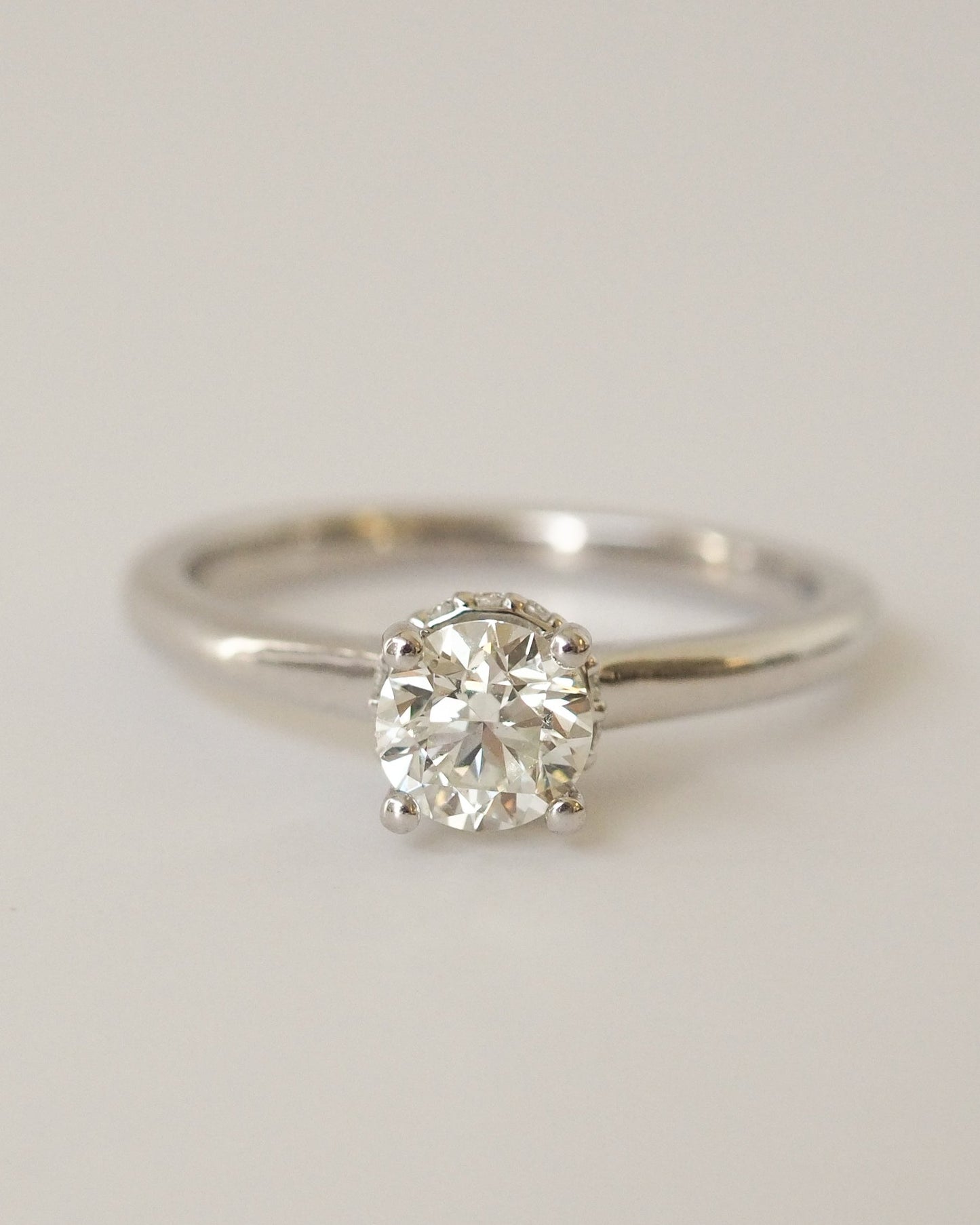 Halo GIA Brilliant Diamond Solitaire