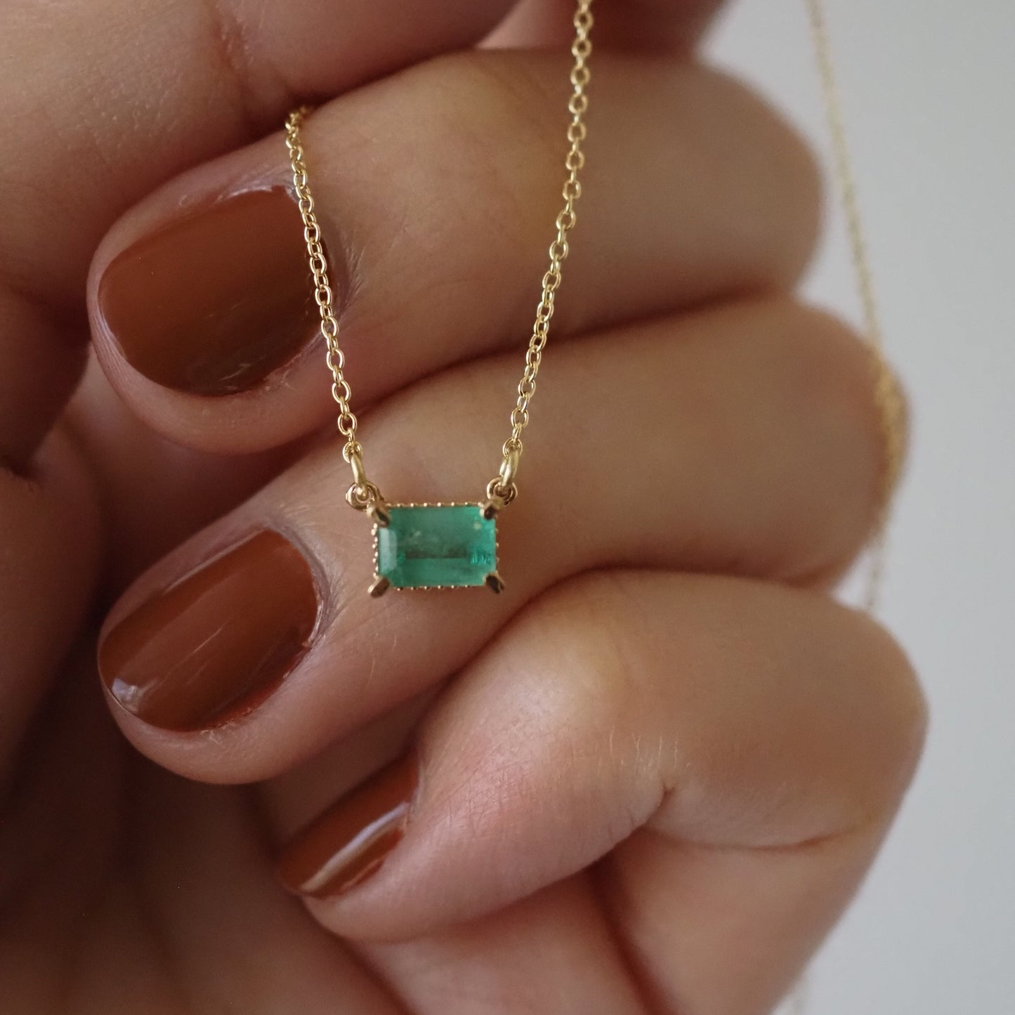 Noe Necklace Emerald